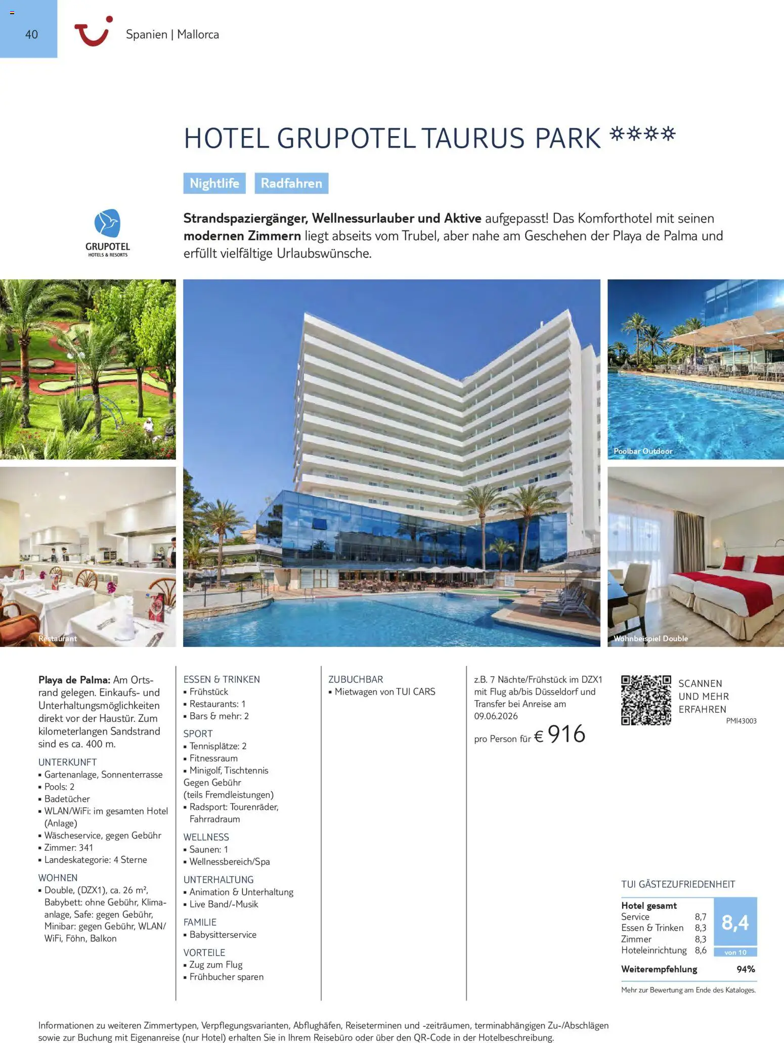 TUI Prospekt Südeuropa & Nordafrika 2026/27 – gültig ab 03.03.2026 | Seite: 40 | Produkte: Babybett