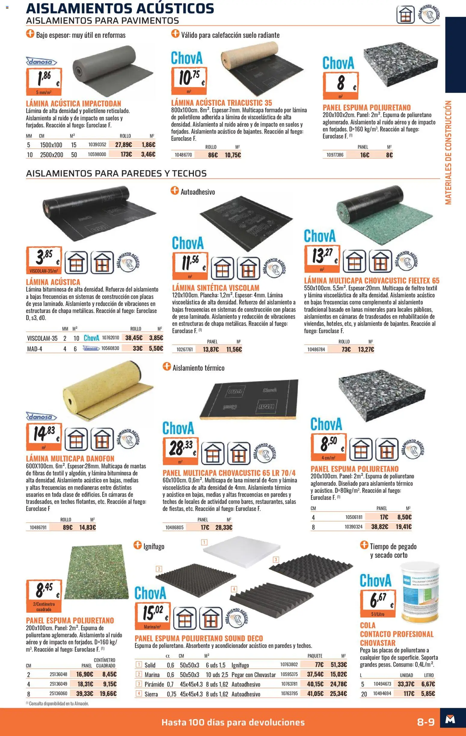 Obramat - Reformas Otono Imprenta Almacenes 14 Bormujos 2026 │ válido desde el 09/10/2026 | Página: 9 | Productos: Acondicionador, Medias, Espuma, Plancha