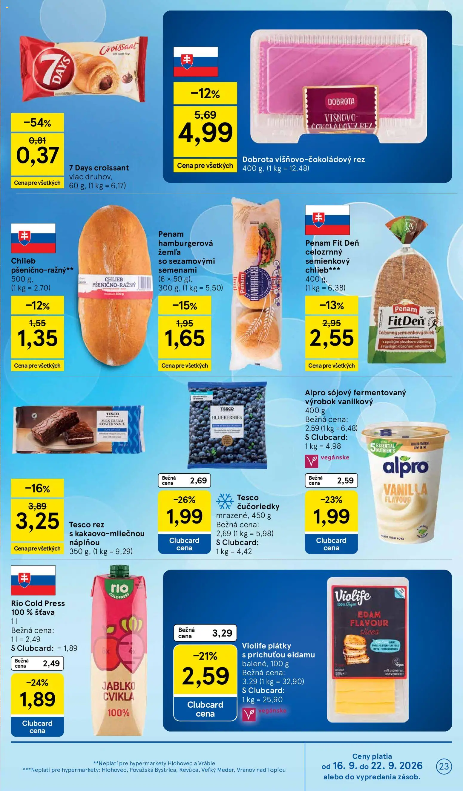 Nové Tesco akcie – leták je platný od 16.09.2026 | Strana: 23