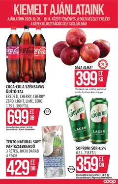 COOP Szolnok akciós újság - amely érvényes a következő dátumtól: 2026.10.08. | Oldal: 4