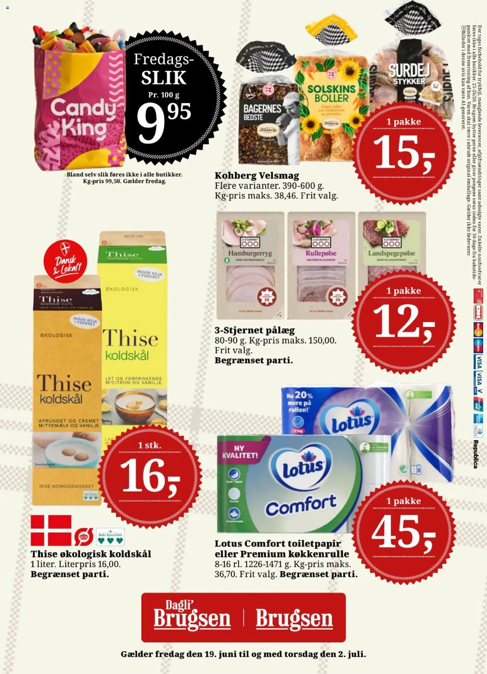 Dagli'Brugsen tilbudsavis – gyldig fra 19.06.2026 | Side: 19