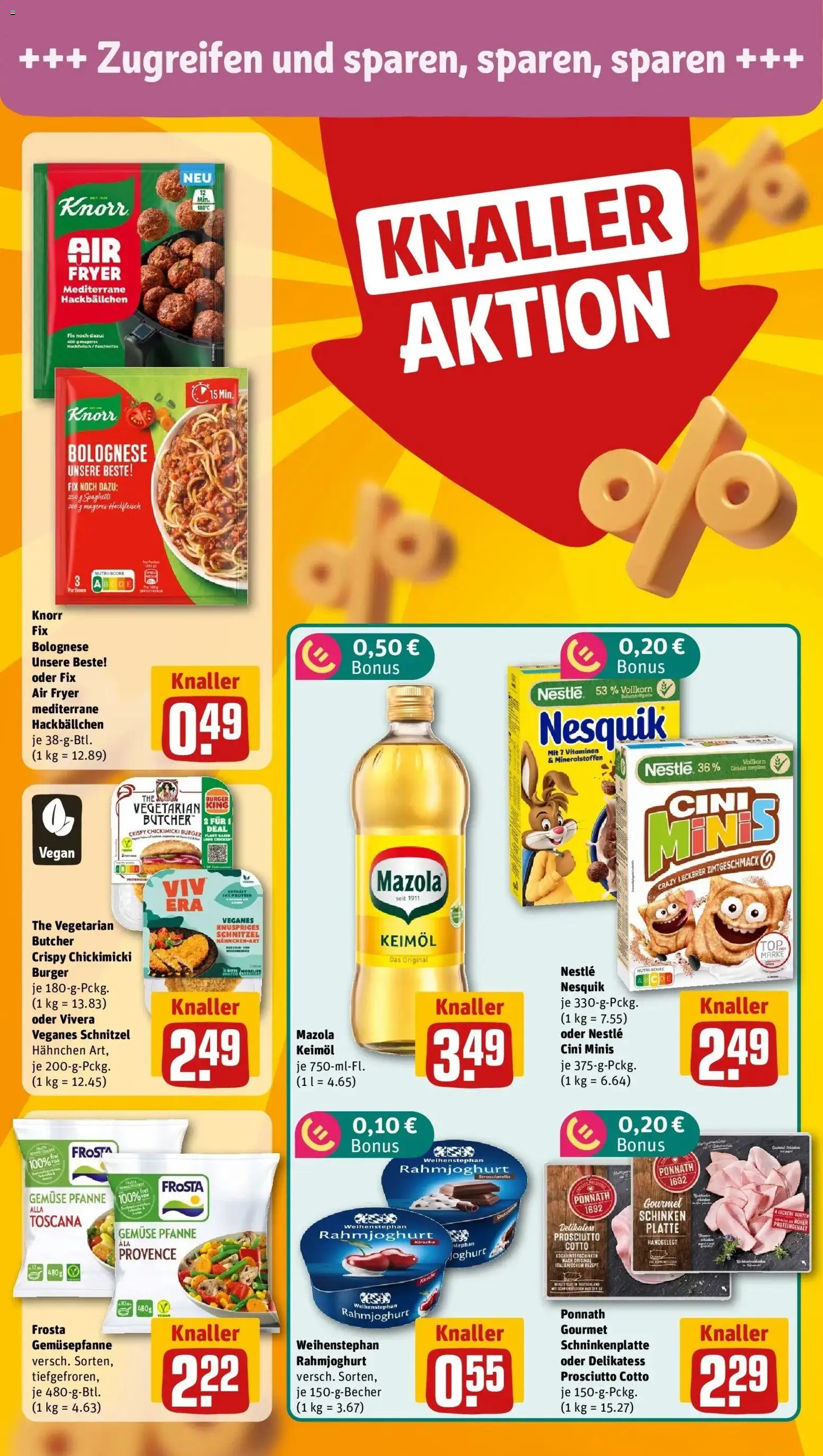 REWE Prospekt ab 19.10.2026 zum Blättern » Angebote | Seite: 4 | Produkte: Hahnchen, Schnitzel, Gemüse, Hackfleisch
