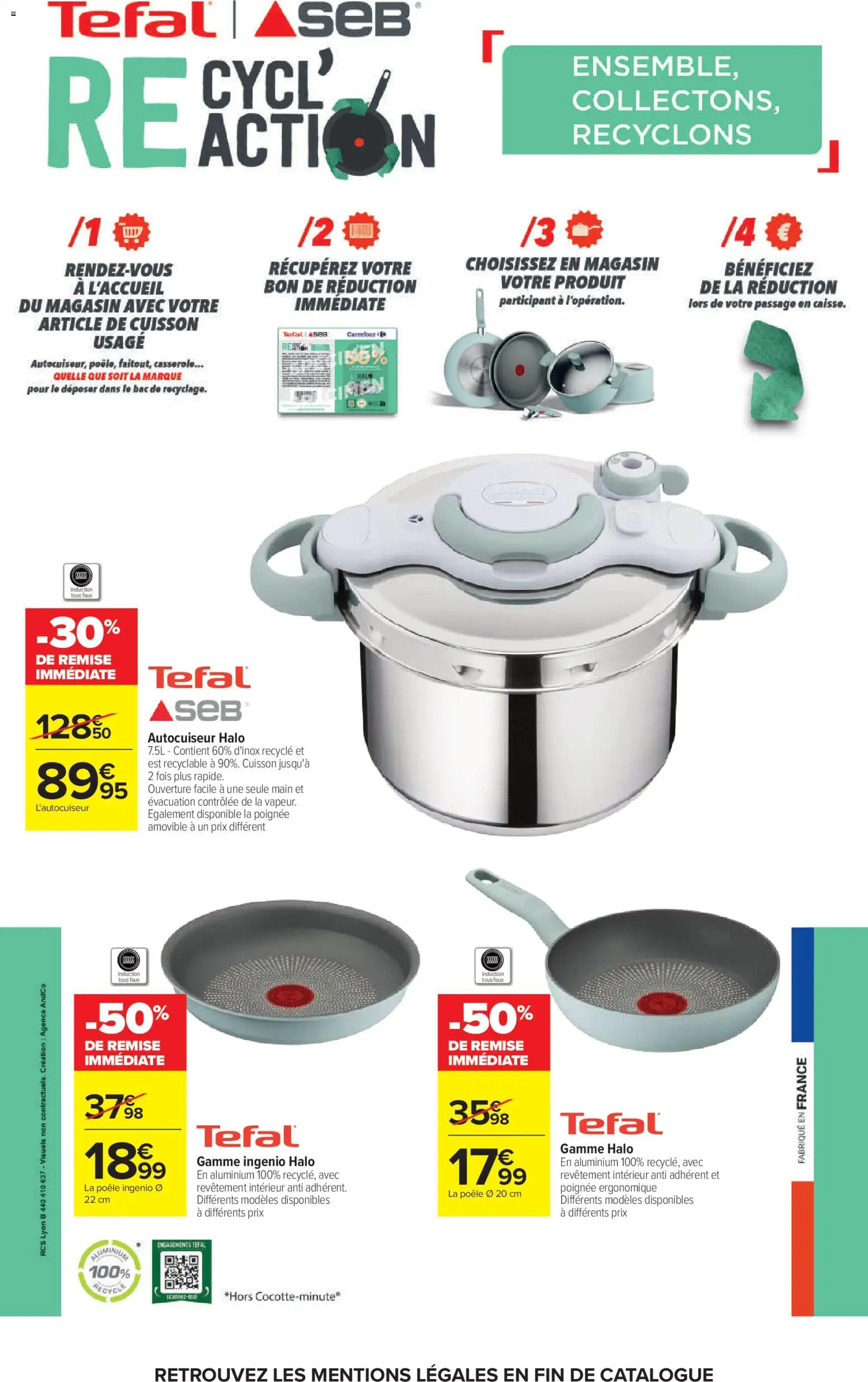 {H1} | Page: 69 | Produits: Poêle, Autocuiseur, Casserole, Tefal