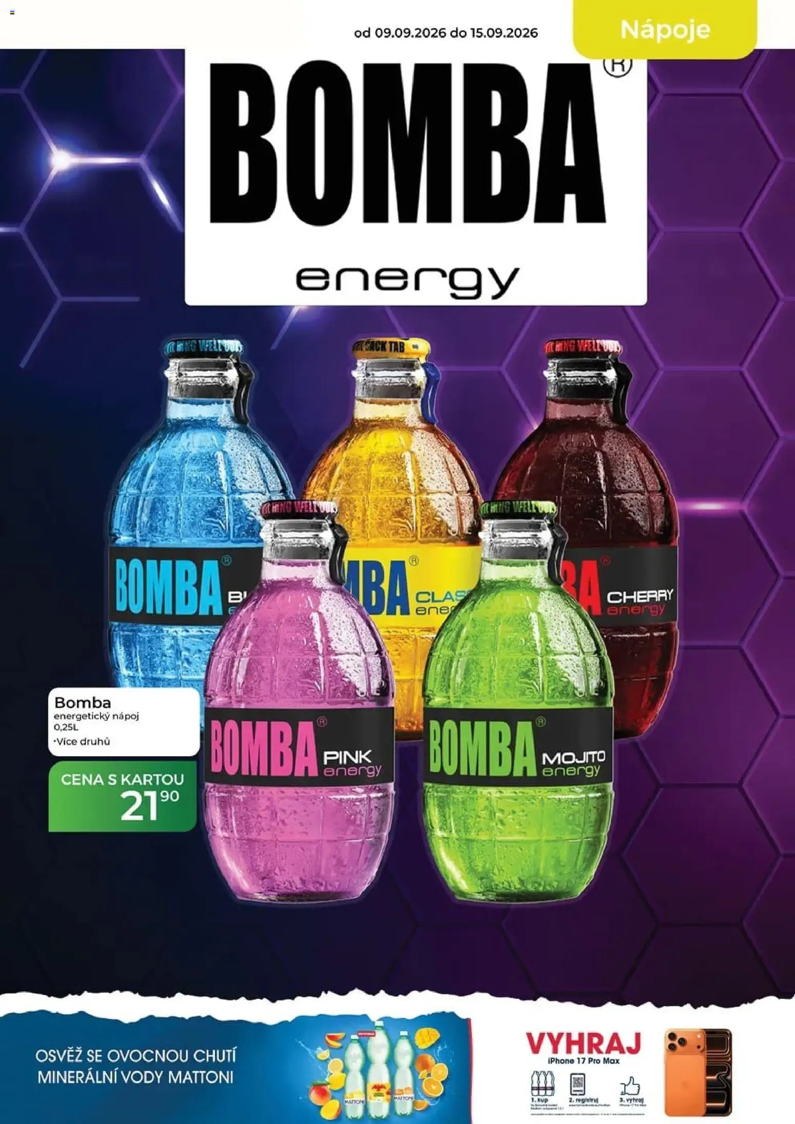 Tamda Foods leták od 16.09.2026 | Strana: 17 | Produkty: Mattoni, Nápoje, Iphone, Energetický nápoj