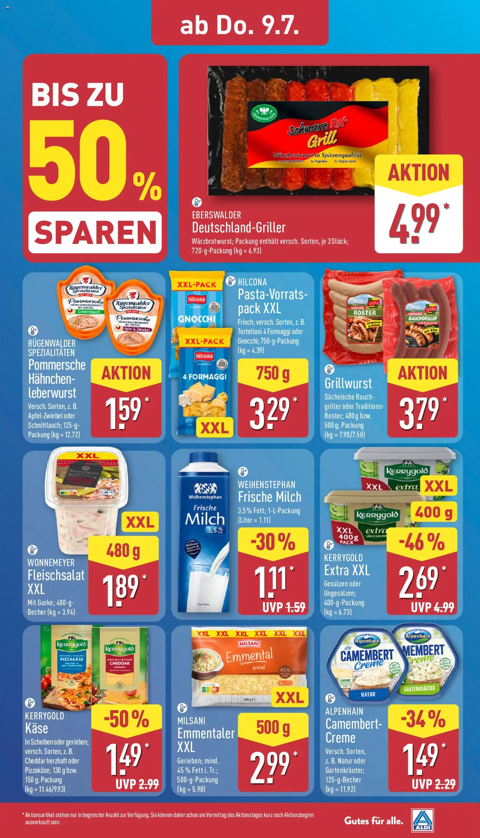 Aldi Prospekt – gültig ab 06.07.2026 | Seite: 29 | Produkte: Hahnchen, Butter, Paprika, Griller