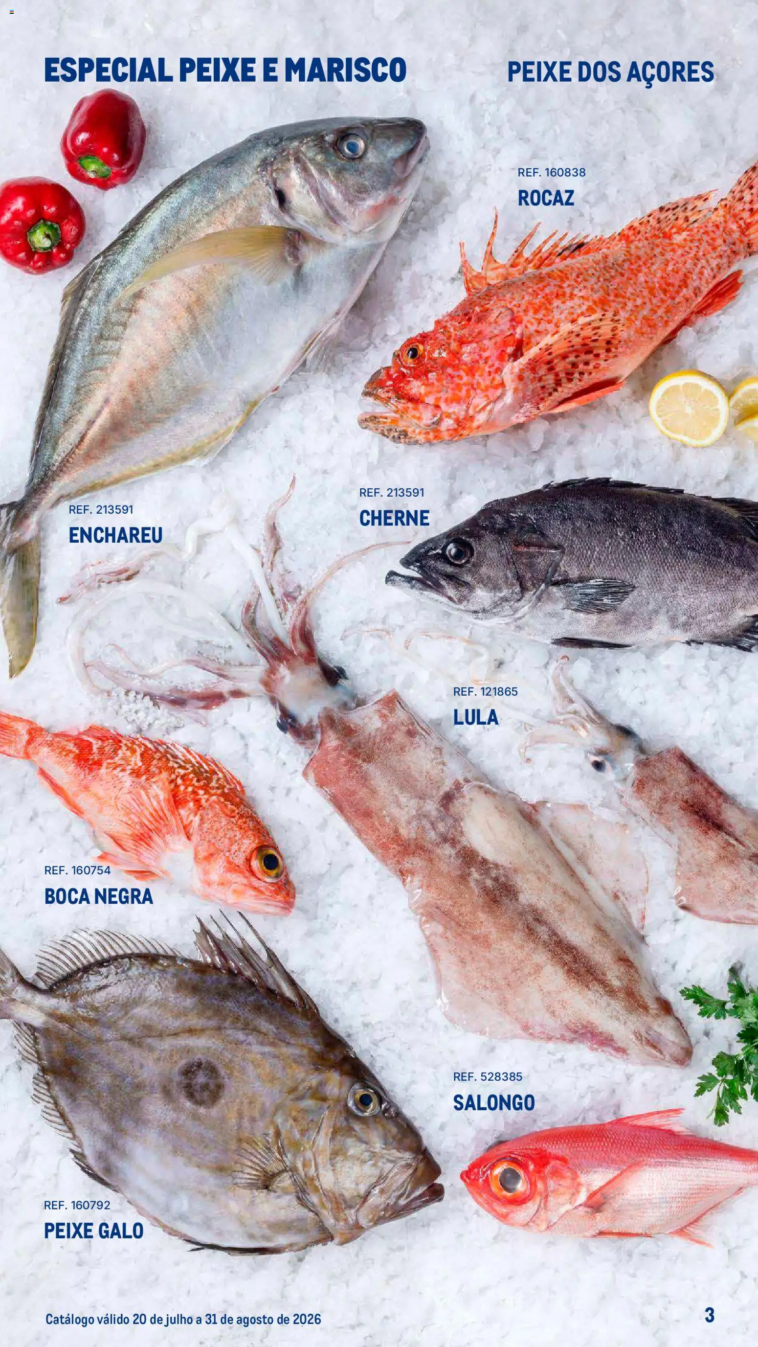 Makro Especial Peixe e Marisco │ válido de 20/07/2026 | Página: 3 | Produtos: Peixe