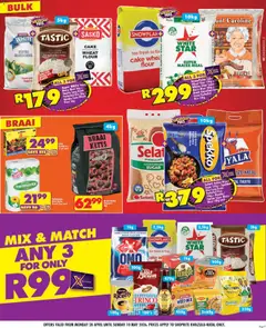 Shoprite specials catalogue – valid from 20.04.2026 | Page: 9 | Products: Chutney, Maize meal, Milk, Rice