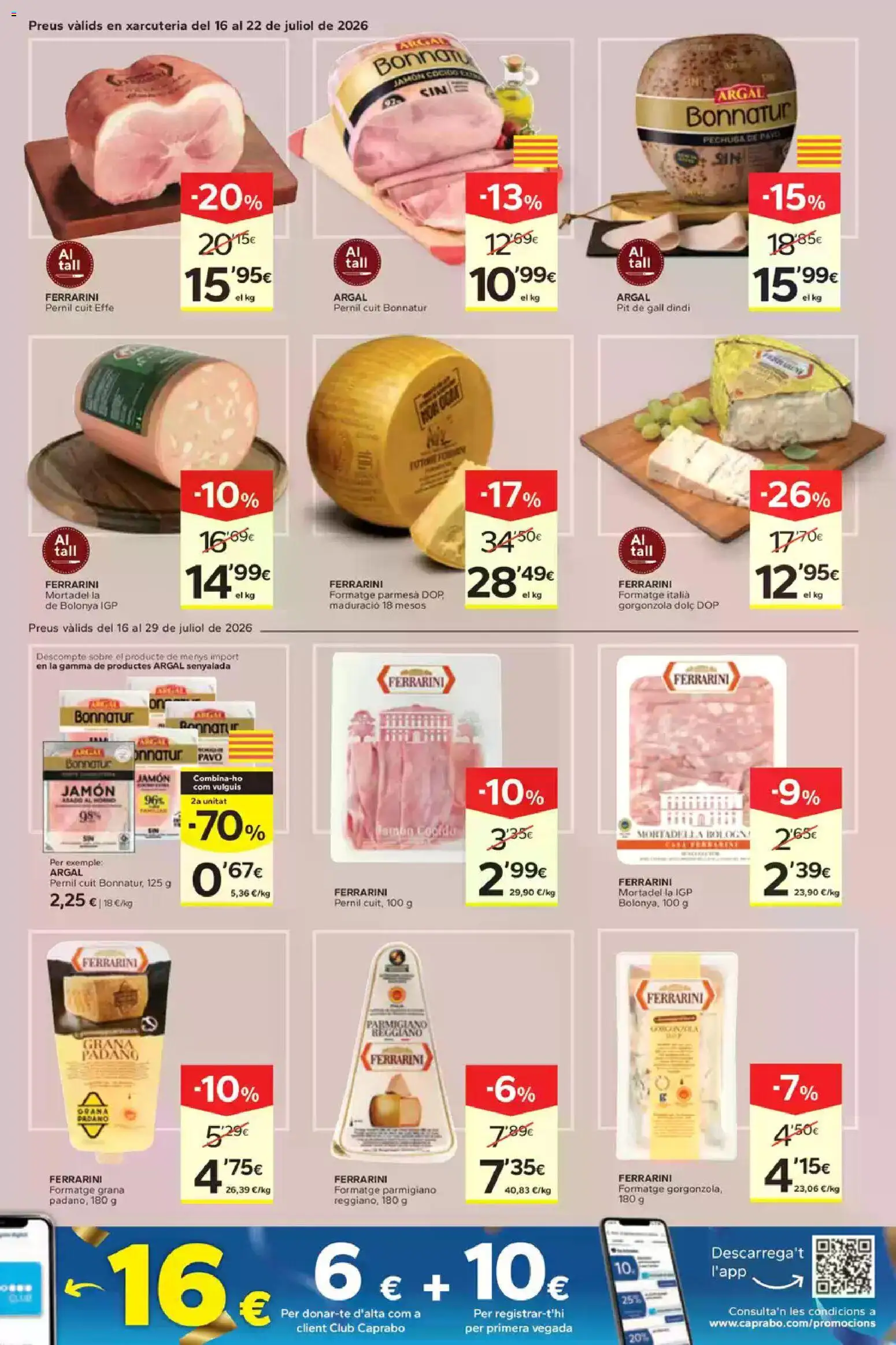Caprabo folleto │ válido desde el 16/07/2026 | Página: 9 | Productos: Jamón
