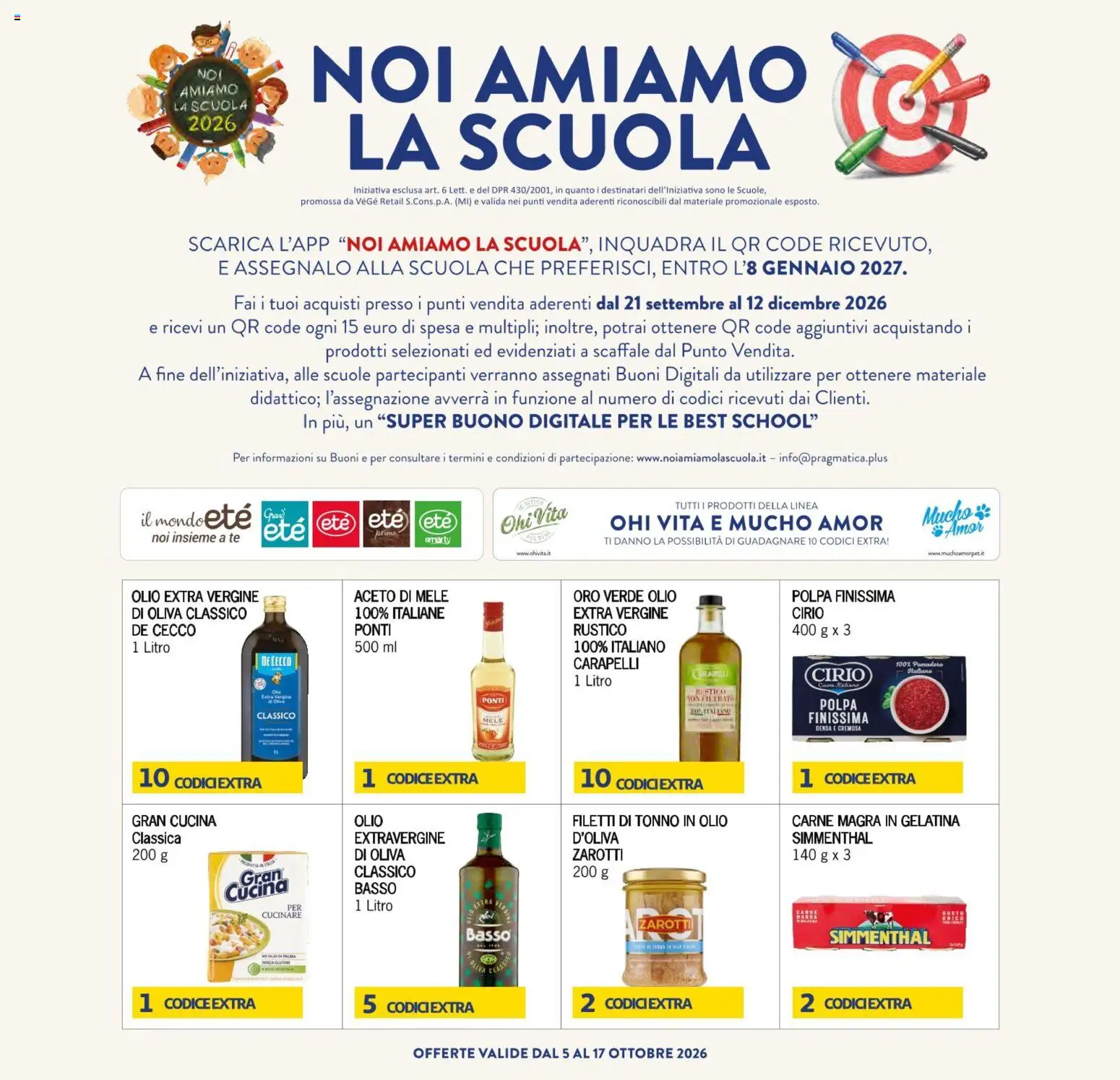 Volantino Eté del 02/10/2026 | Pagina: 33 | Prodotti: Senza glutine, Tè, Olio, Basso