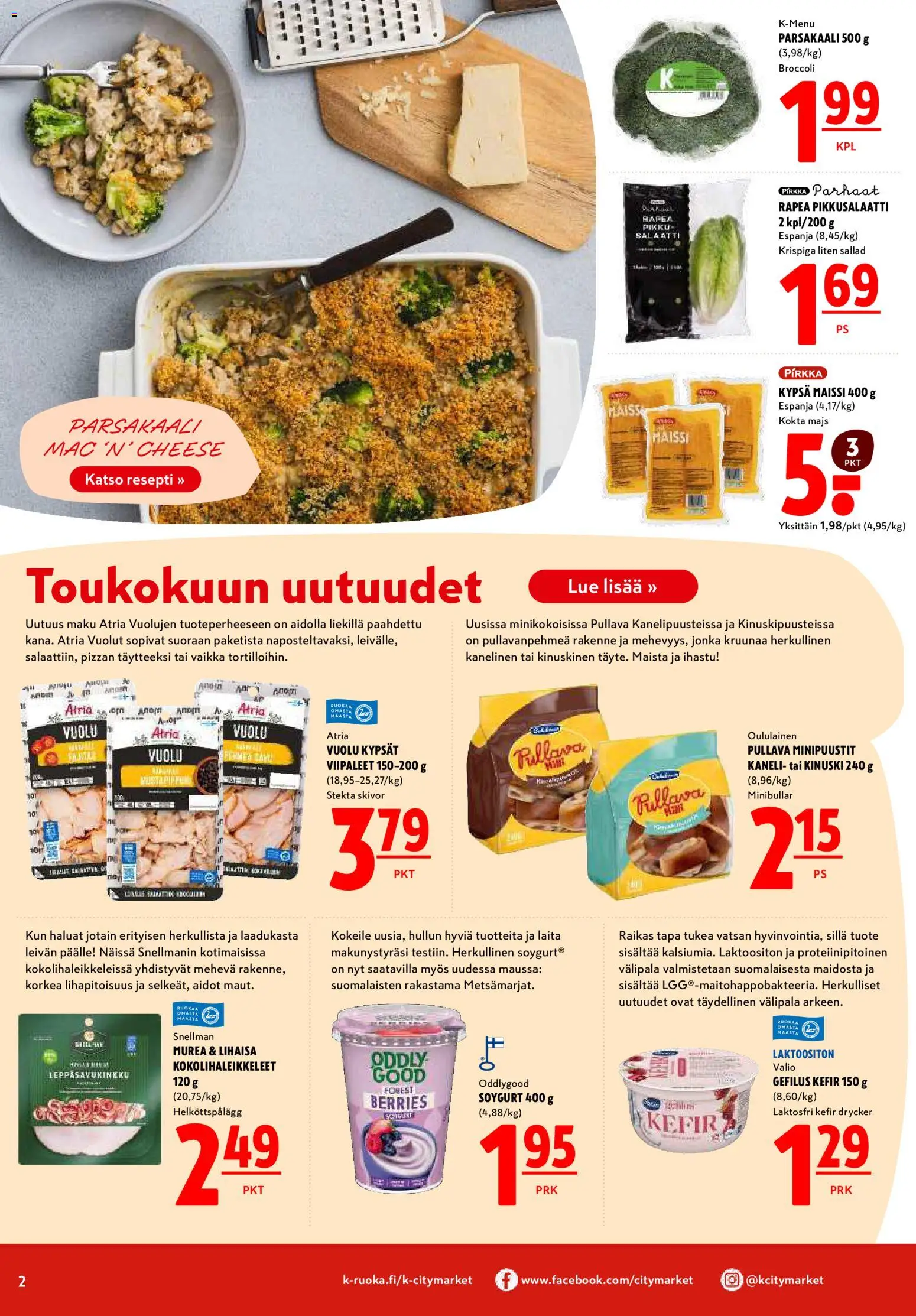 K-Citymarket tarjoukset – voimassa 04.05.2026 alkaen | Sivu: 2