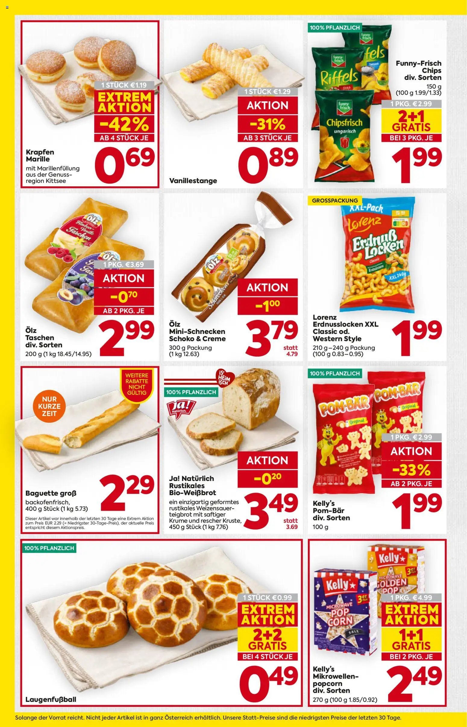 Billa AT akciós ujság - amely érvényes a következő dátumtól: 28.05.2026 | Oldal: 10 | Termékek: Chips, Popcorn
