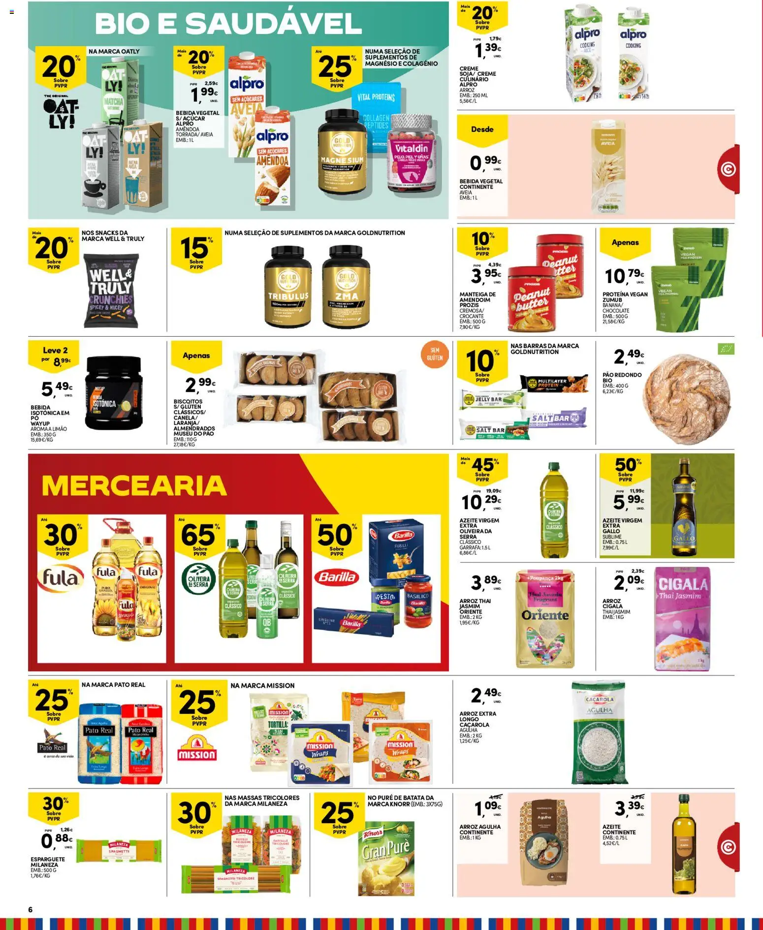 Continente Madeira │ válido de 16.06.2026 | Página: 6 | Produtos: Batata, Esparguete, Arroz, Açúcar