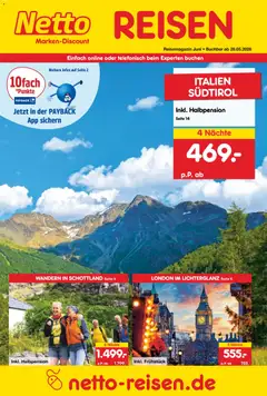Netto Reisen Prospekt ab 28.05.2026 gültig