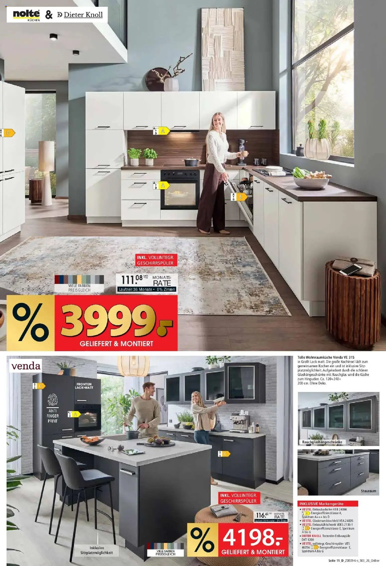 Zurbrüggen Prime Shopping week – gültig ab 13.09.2026 | Seite: 23 | Produkte: Geschirrspüler, Küche, Kuchen