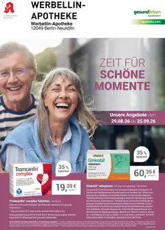 Angebote - Ihre Apotheke vor Ort: Jetzt alle Angebote auch online entdecken! ab 29.08.2026 gültig