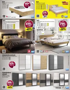 Otto's aktionen ab 21.10.2026 gültig | Seite: 11 | Produkte: Nachttisch, Schwebetürenschrank, Schrank, Bett