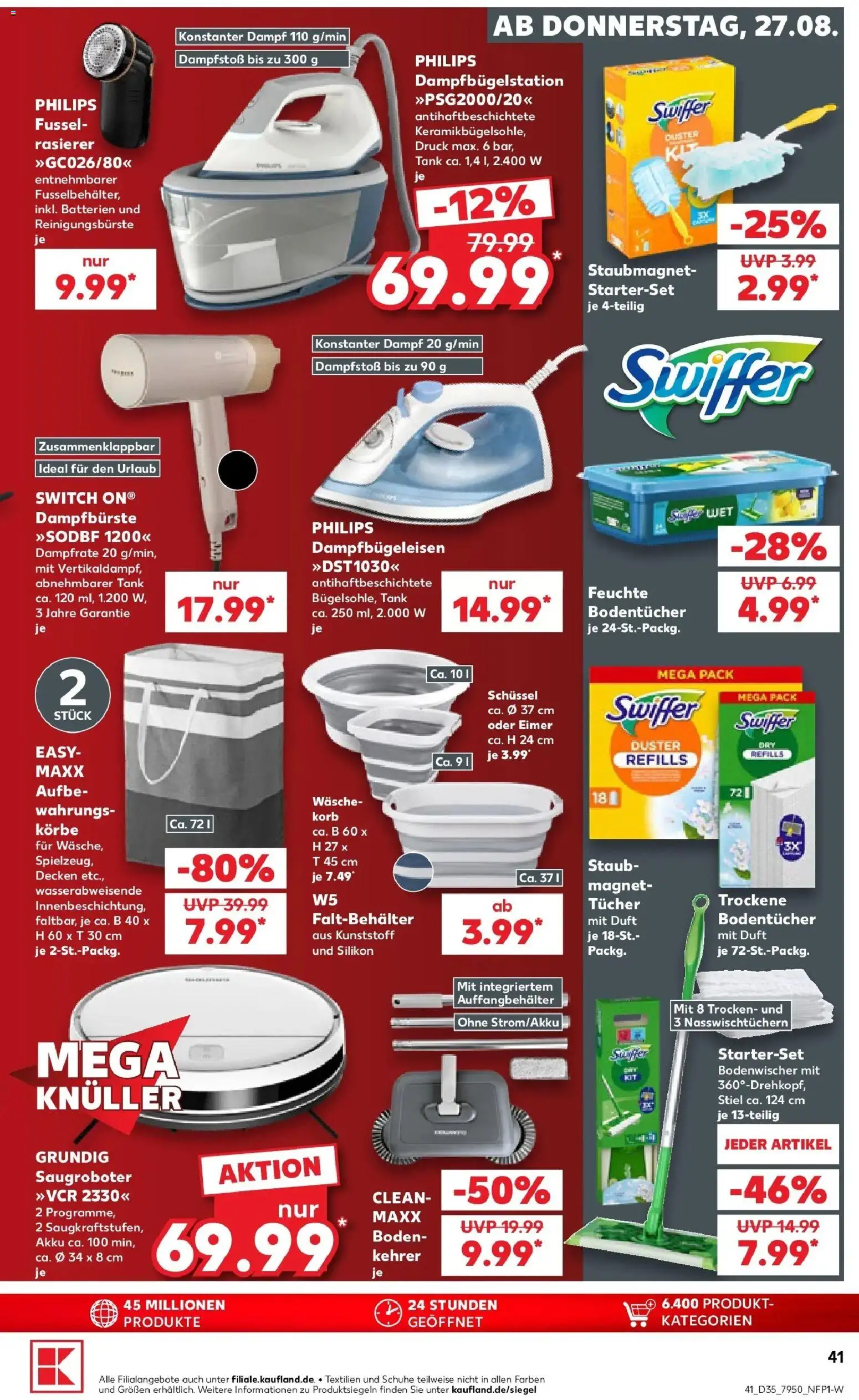 Prospekt Kaufland ab 24.08.2026 » Angebote Online zum Blättern | Seite: 52 | Produkte: Philips, Batterien, Korb, Duft