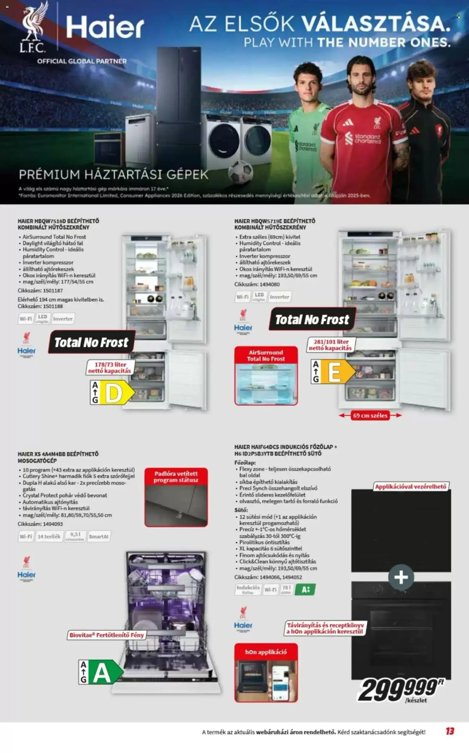 Media Markt akciós ujság - amely érvényes a következő dátumtól: 2026.08.05. | Oldal: 13