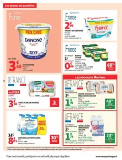 Auchan - Prévisualisation de YAOURT NATURE FJORD, 8 x 125 g valide à partir de 11/08/2026 | Page: 16