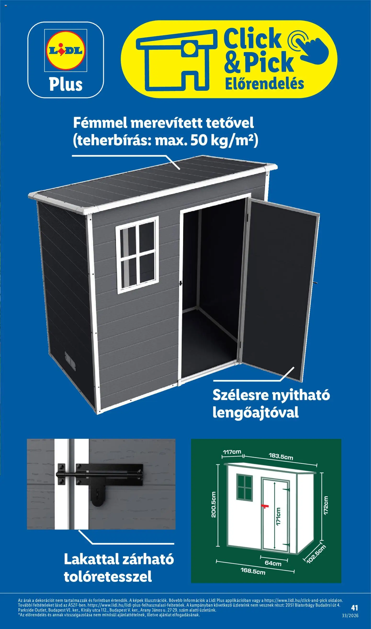 Lidl akciós ujság - amely érvényes a következő dátumtól: 2026.08.13. | Oldal: 41 | Termékek: Parkside, Pick