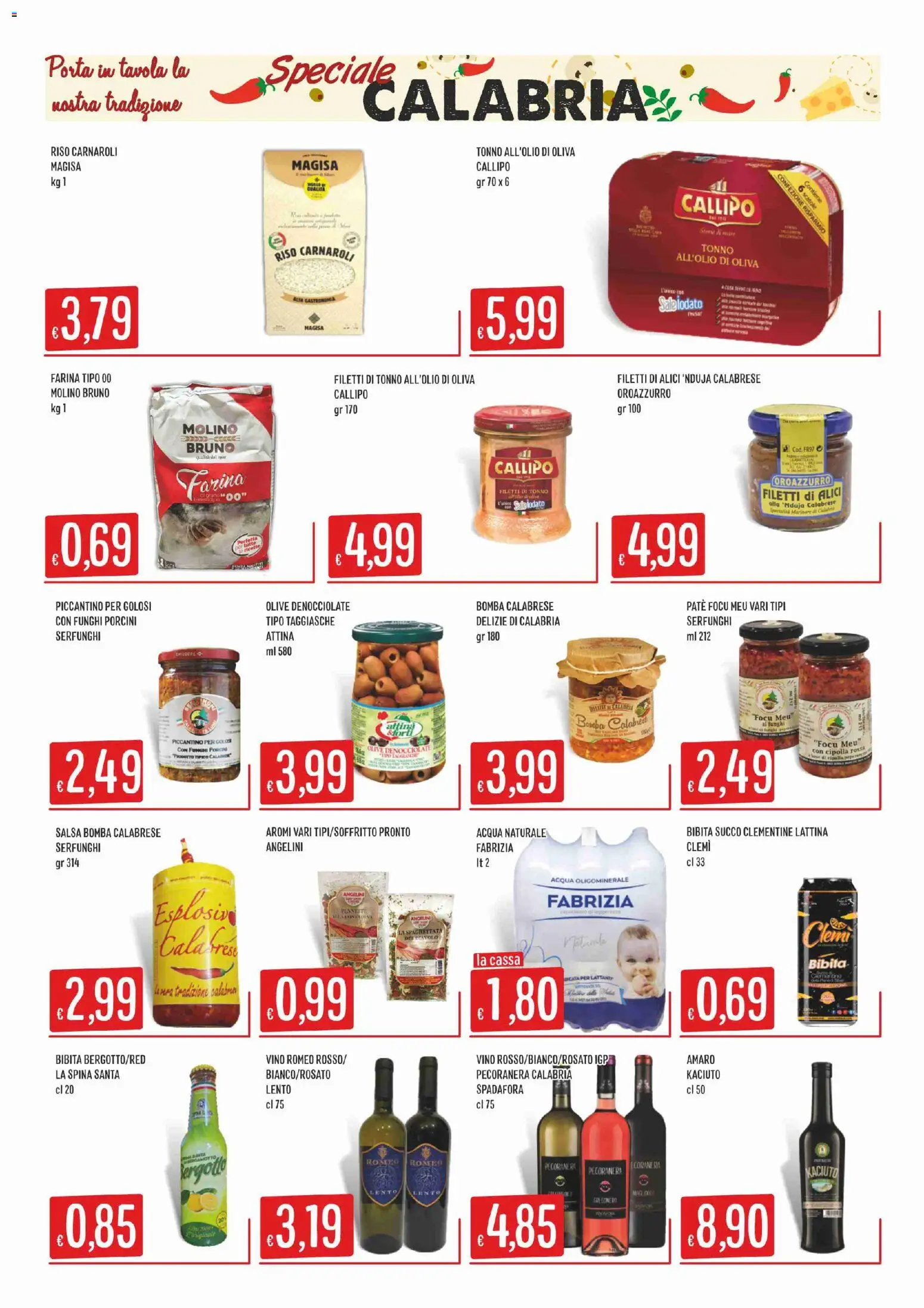 Volantino SISA del 06/08/2026 | Pagina: 3 | Prodotti: Succo, Salsa, Tonno, Amaro