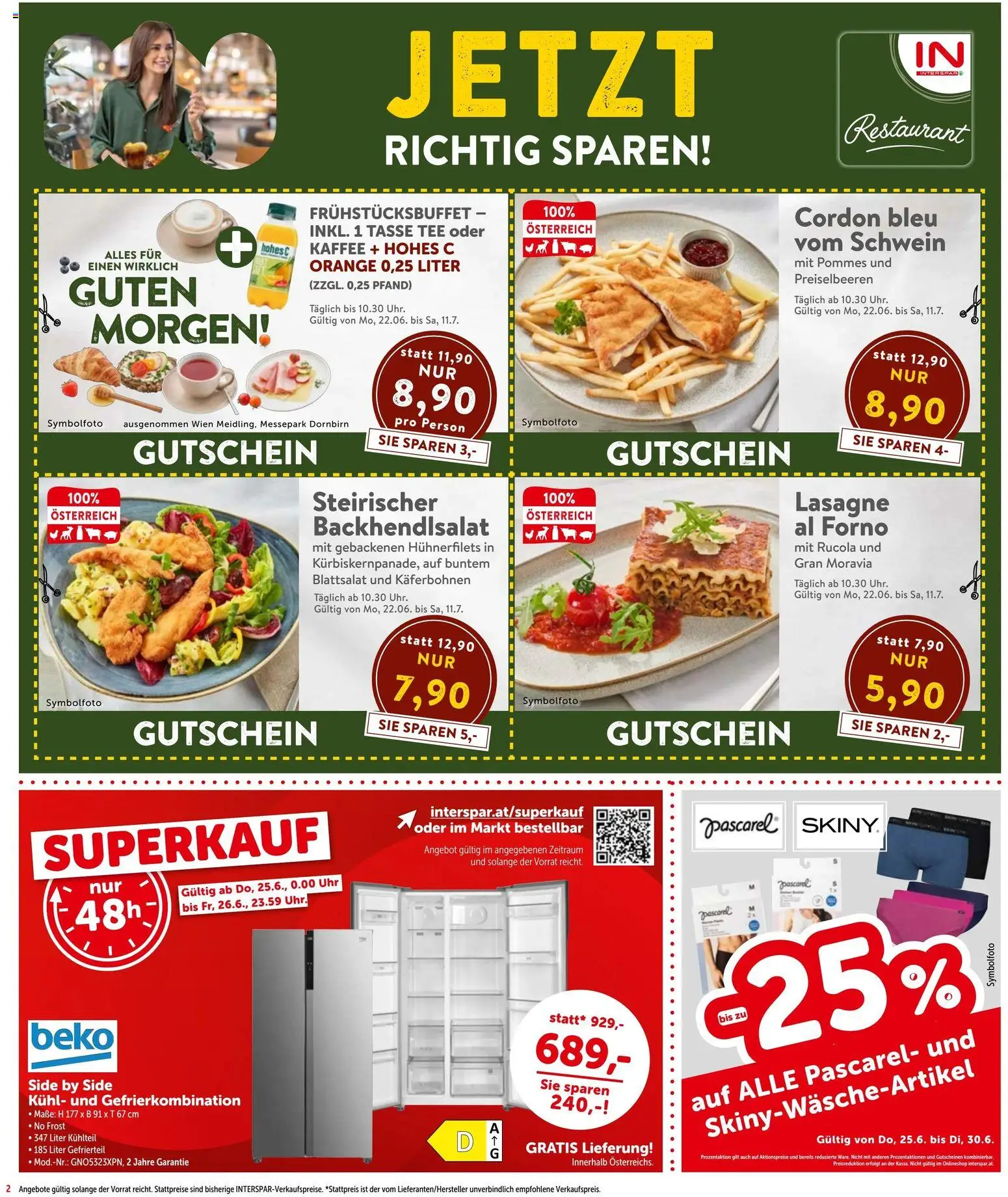 Interspar - Flugblatt gültig ab 25.06.2026 | Seite: 10 | Produkte: Uhr, Kaffee, Tee