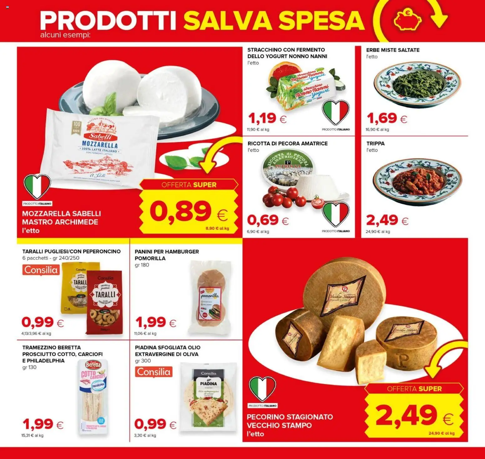 Volantino Tigre del 08/10/2026 | Pagina: 7 | Prodotti: Mozzarella, Olio, Ricotta, Pecorino