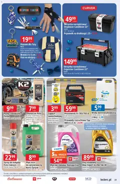Pogląd oferty "E.Leclerc gazetka" - ważna od 16.06.2026 | Strona: 31 | Produkty: Karta, Mysz, Prostownik, Woda