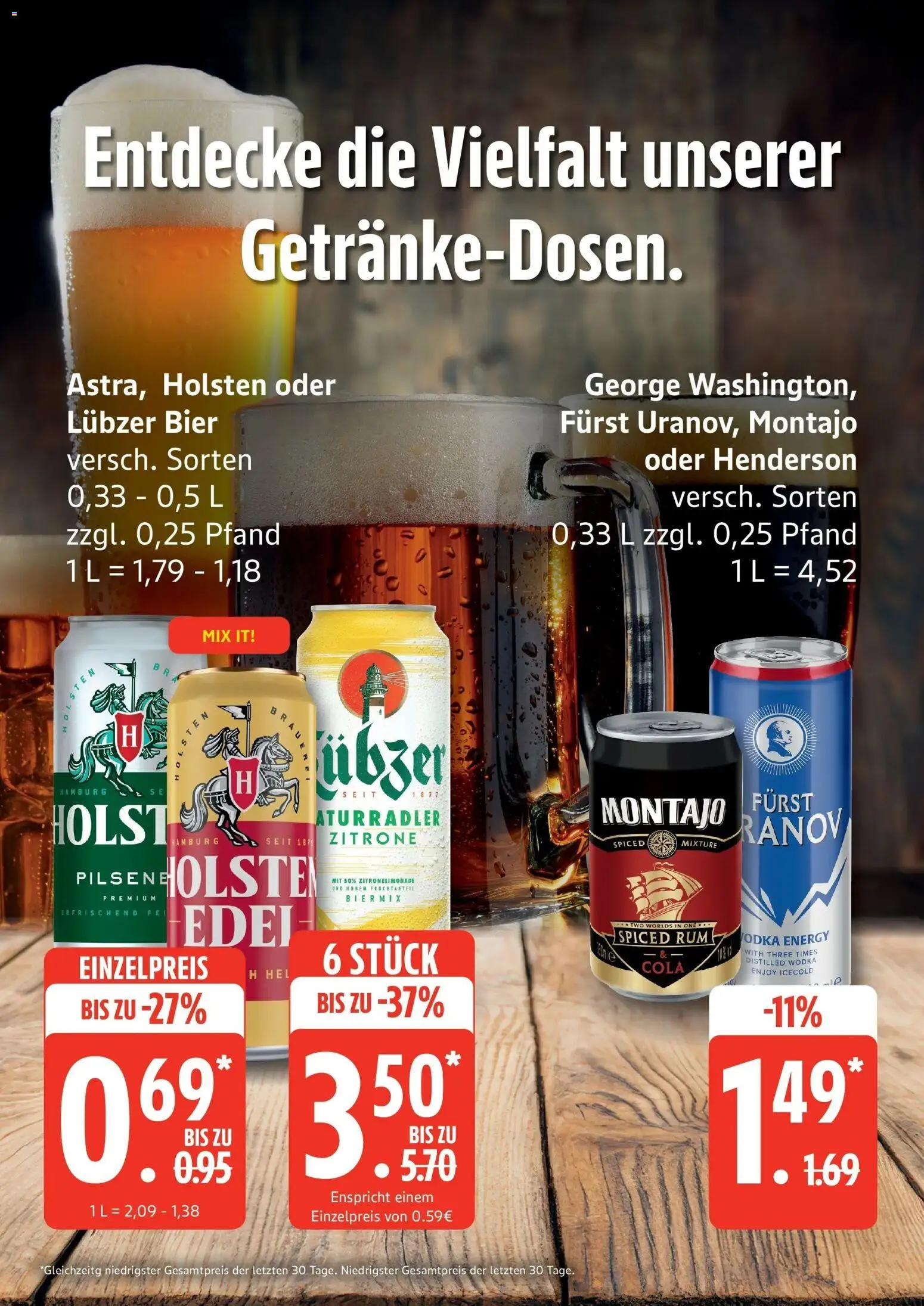 Edeka Prospekt Hamburg (ab 24.08.2026) » Angebote Online | Seite: 27 | Produkte: Cola, Holsten, Zitrone, Wodka