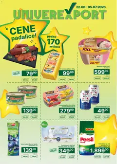 Univerexport katalog Cene padalice - pregled Univerexport kataloga - važi od 22.06.2026