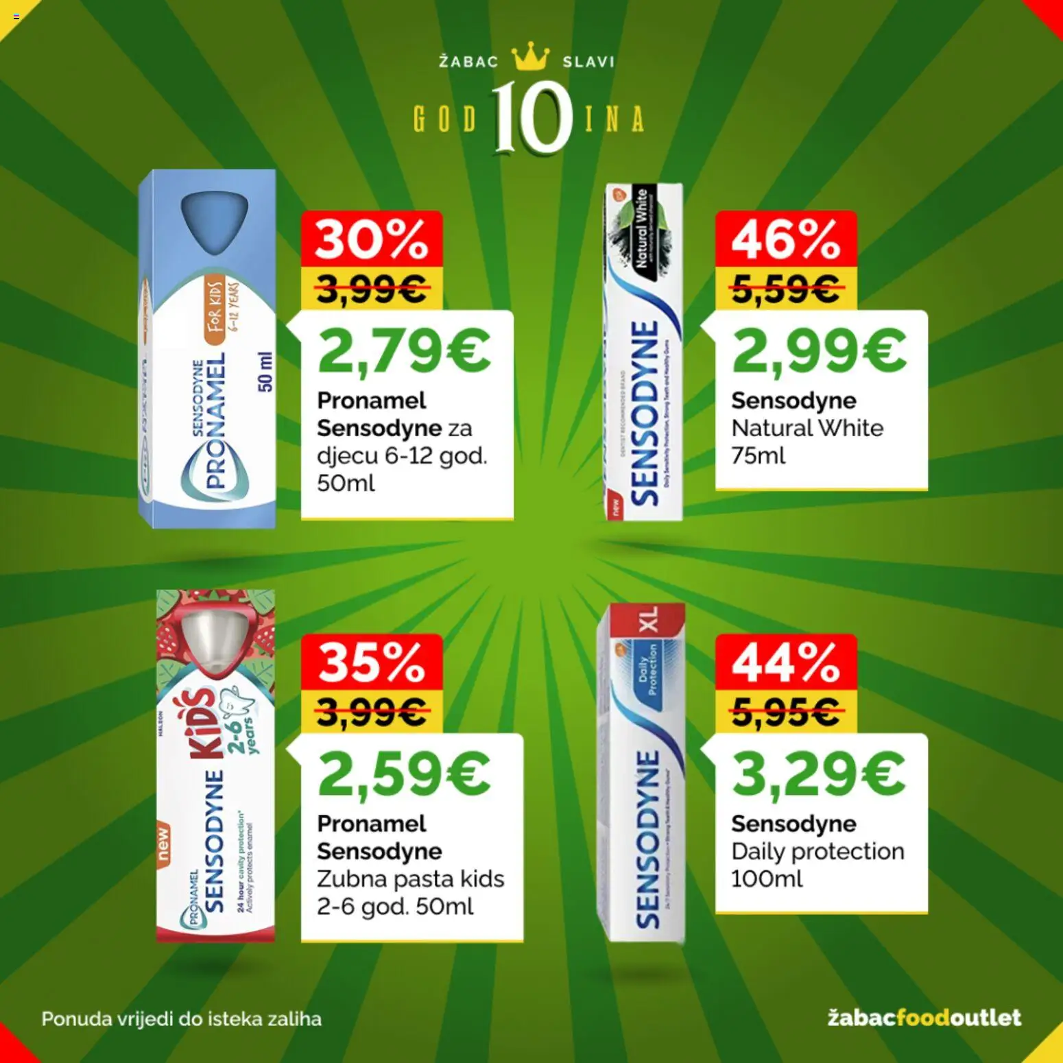 Žabac katalog | vrijedi od 01.06.2026 | Stranica: 41 | Proizvodi: Pasta, Sensodyne