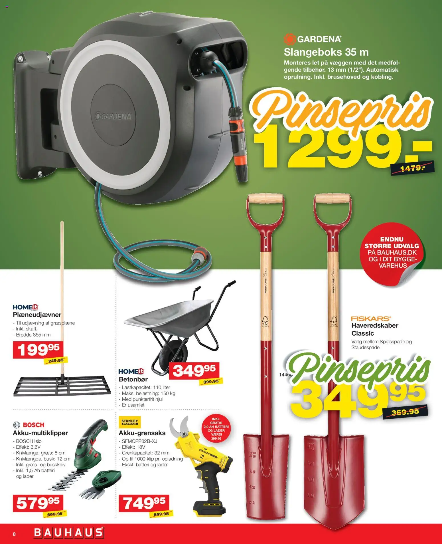 Bauhaus tilbudsavis – gyldig fra 22.05.2026 | Side: 8 | Produkter: Batteri