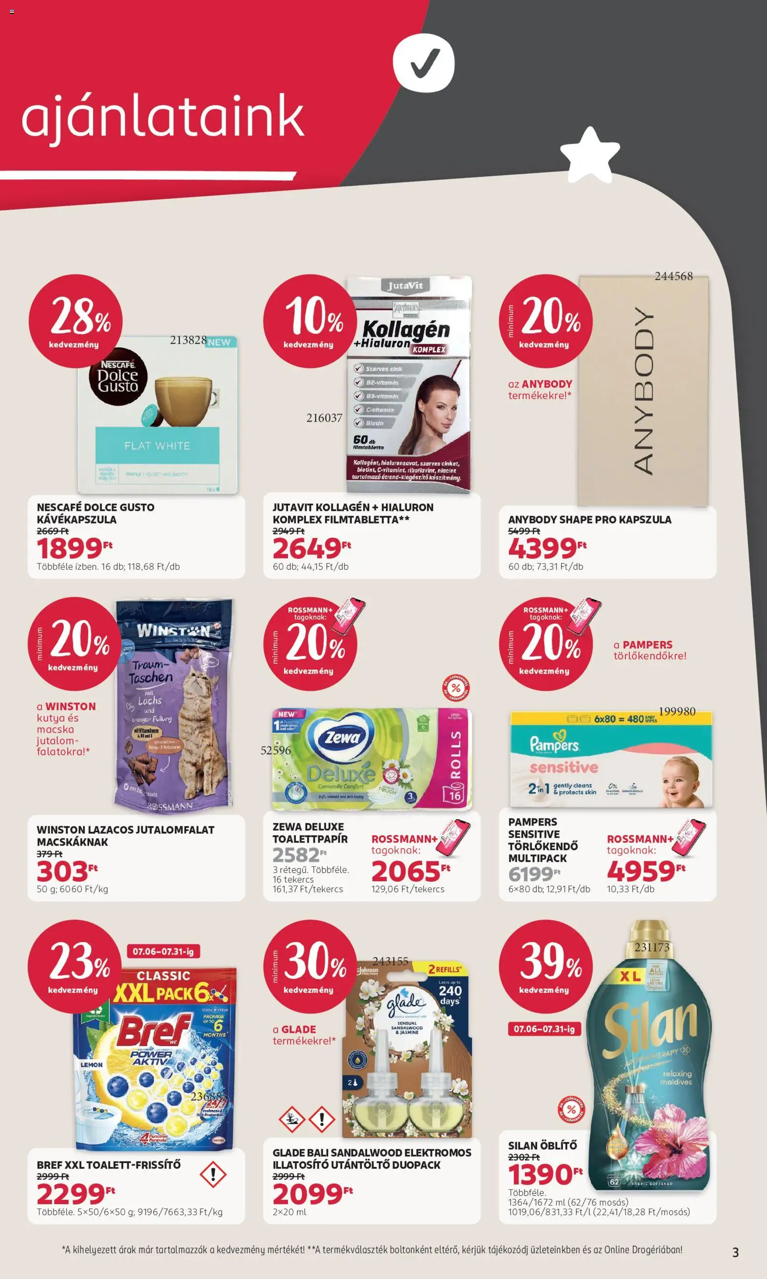 Rossmann akciós ujság - amely érvényes a következő dátumtól: 2026.07.06. | Oldal: 3