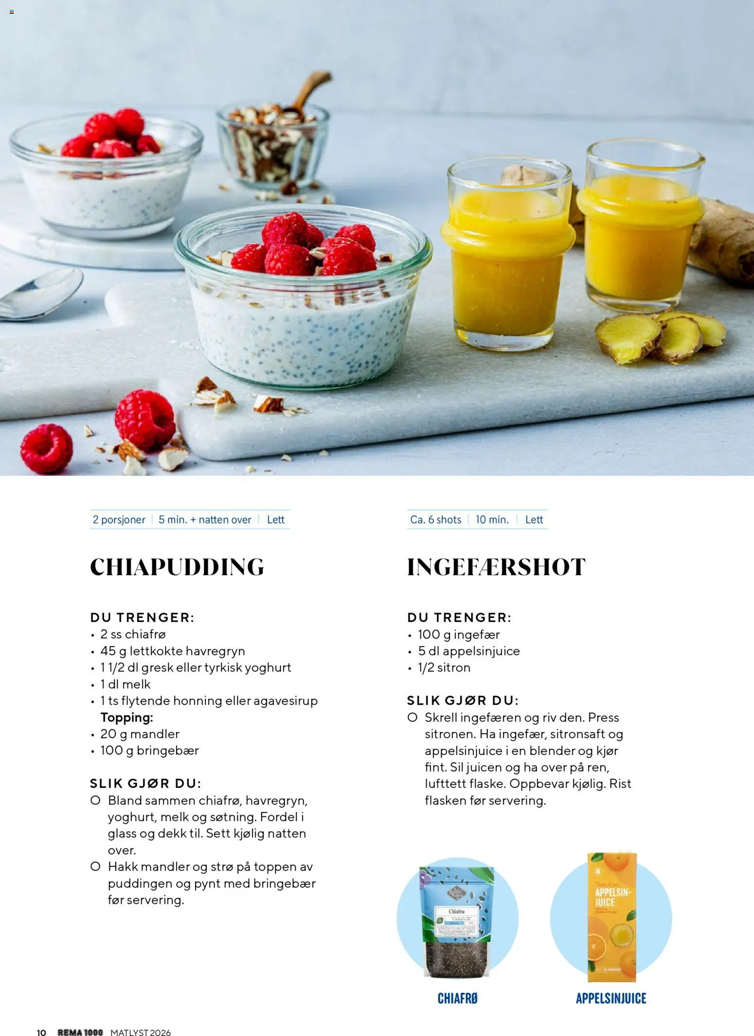 {H1} | Side: 10 | Produkter: Sistem desktop, Yoghurt, Havregryn, Glass