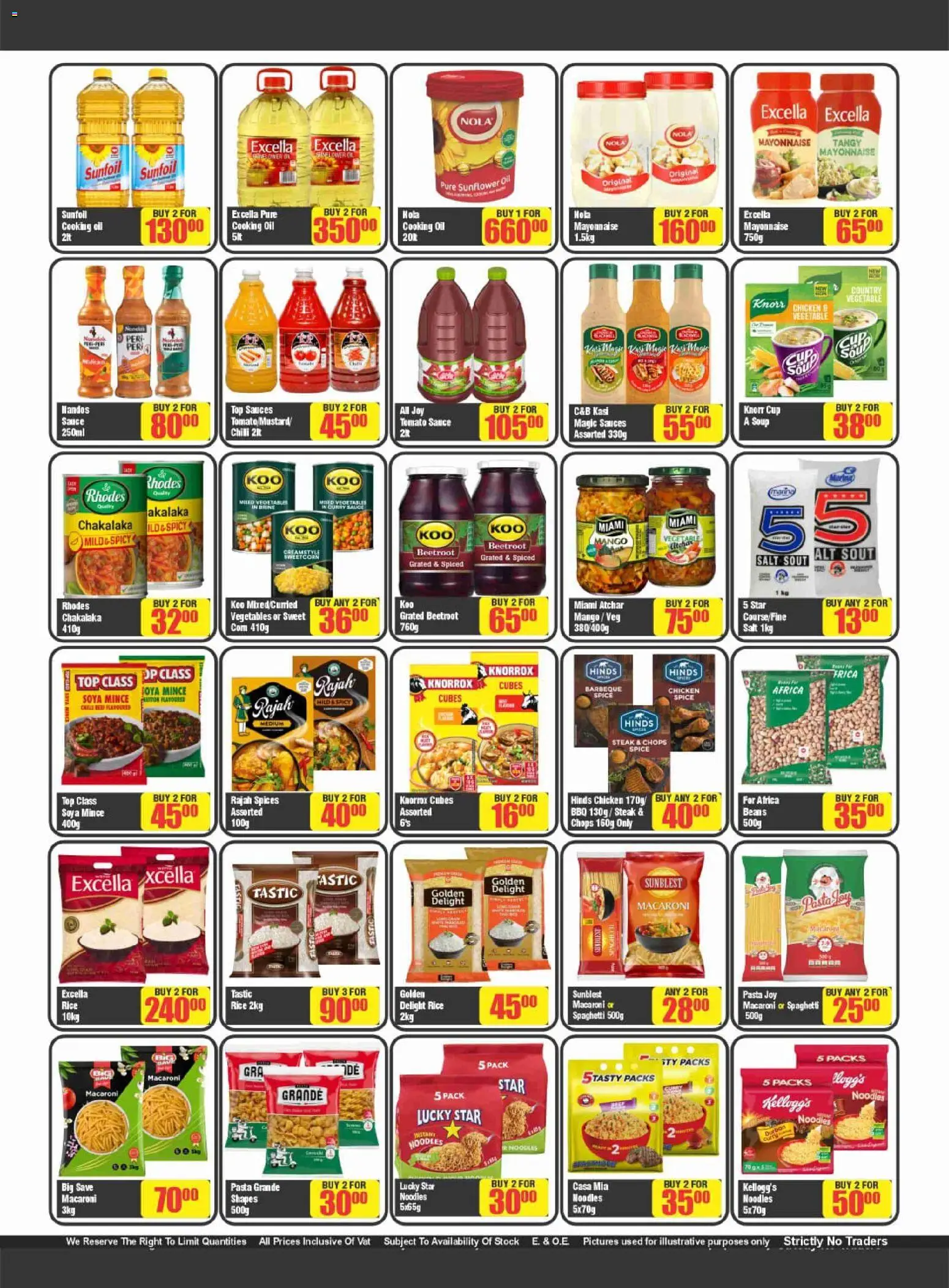 New Big Save catalogue – valid from 24/07/2026 | Page: 4 | Products: Pasta, Tomato sauce, Soya mince, Mayonnaise