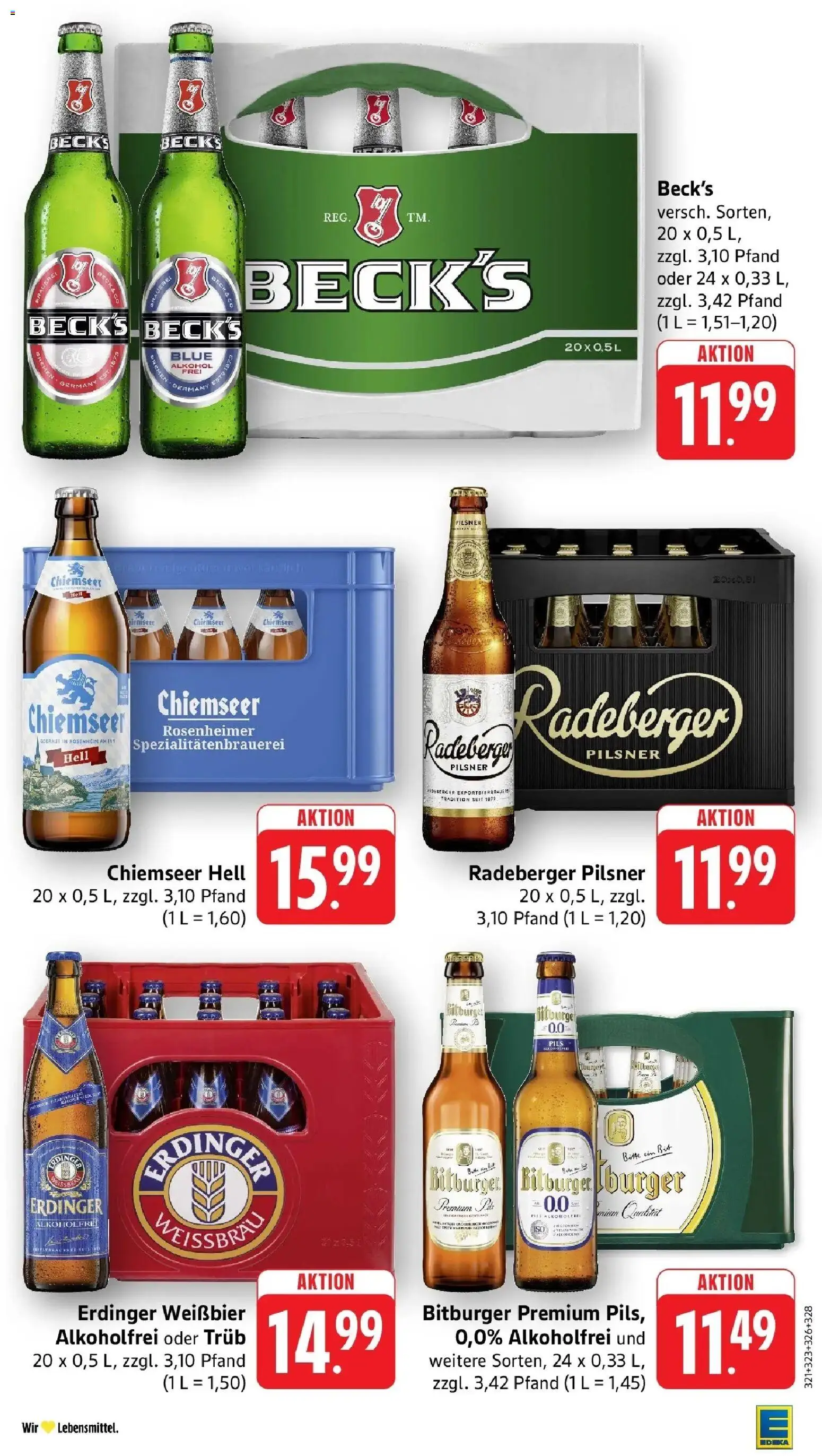 E center Prospekt Bad Kreuznach	 (ab 04.05.2026) zum Blättern | Seite: 45 | Produkte: Bitburger, Erdinger, Weißbier, Burger