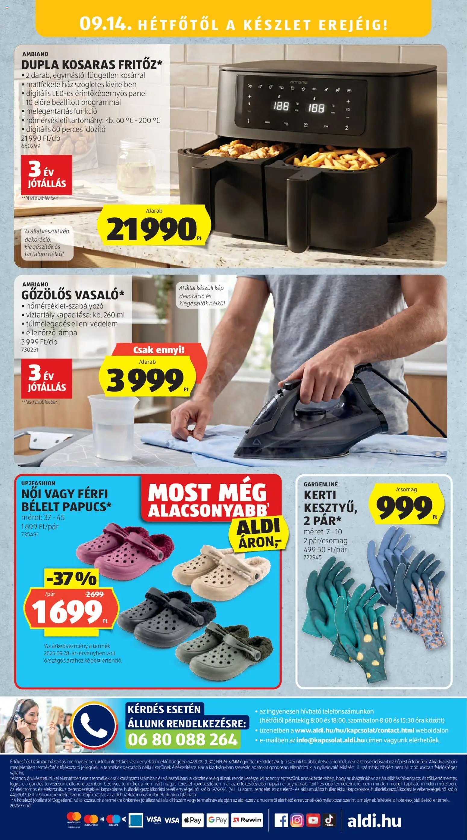 Aldi akciós ujság - amely érvényes a következő dátumtól: 2026.09.10. | Oldal: 52