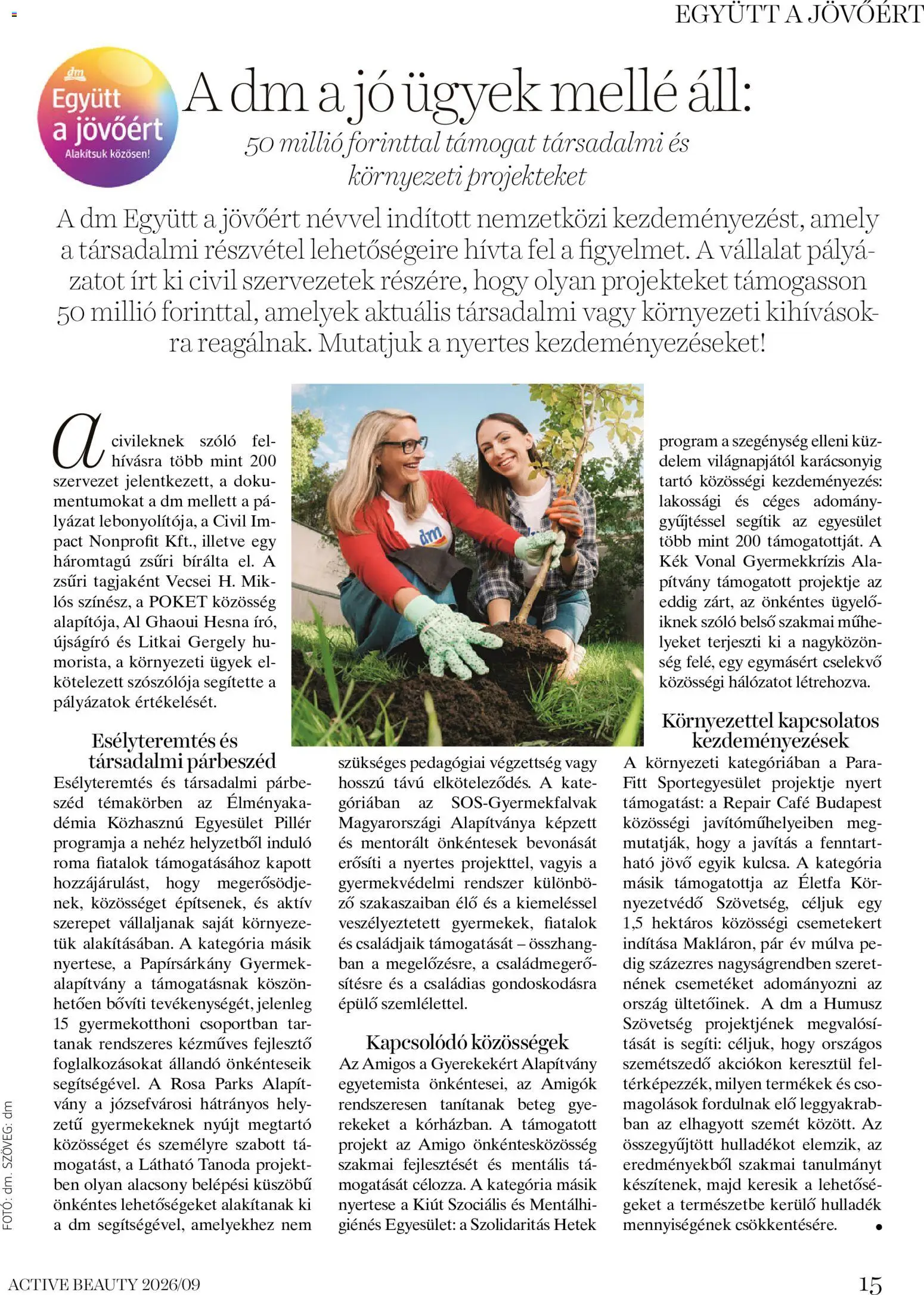 DM Drogerie Markt akciós ujság - amely érvényes a következő dátumtól: 2026.09.17. | Oldal: 15 | Termékek: Szőlő, Tartó, Humusz