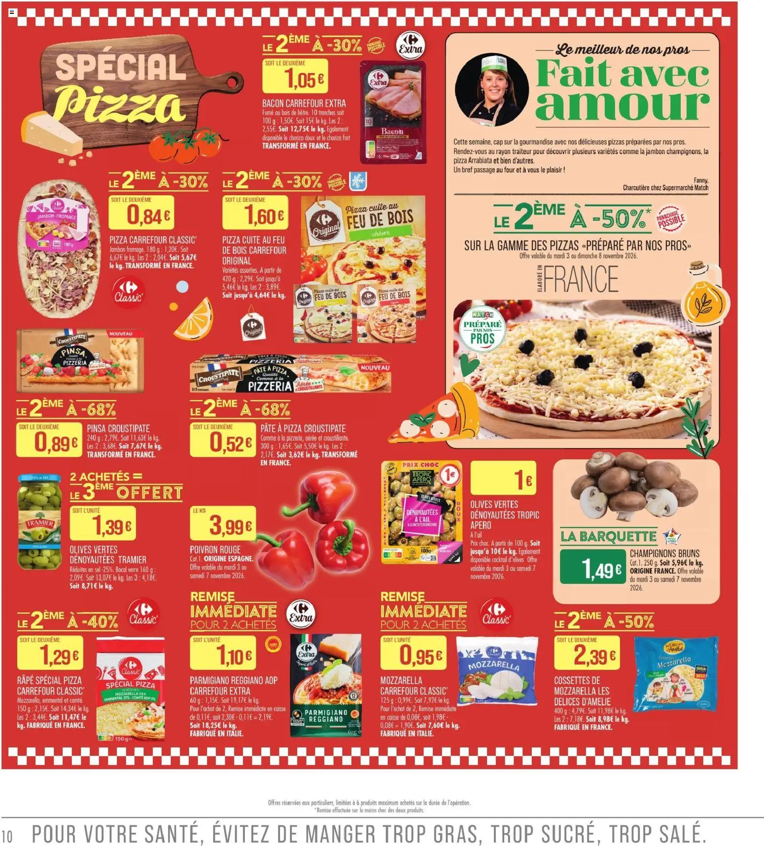 {H1} | Page: 10 | Produits: Four, Râpe, Jambon, Cocktail