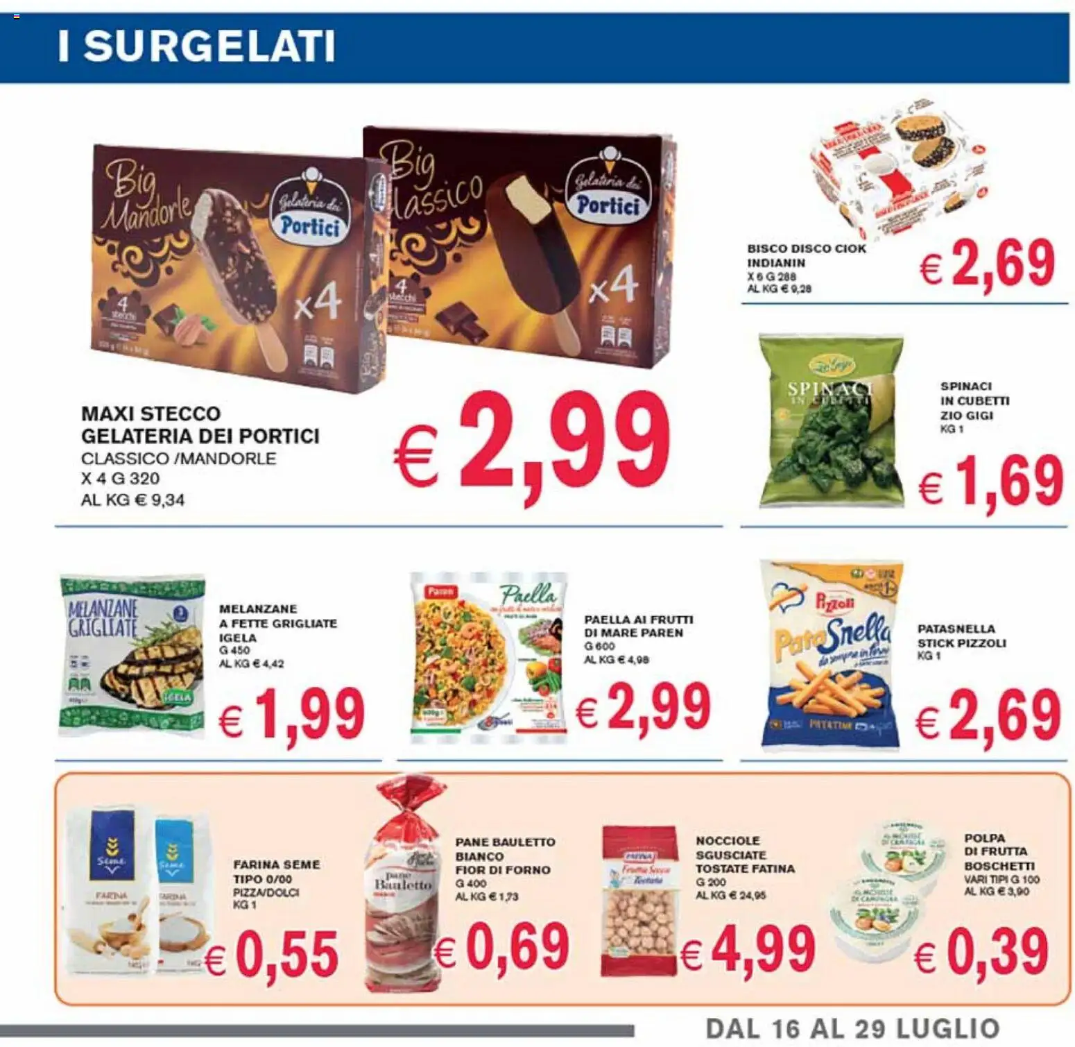 Volantino Coal del 16/07/2026 | Pagina: 7 | Prodotti: Pane, Frutta, Farina, Melanzane