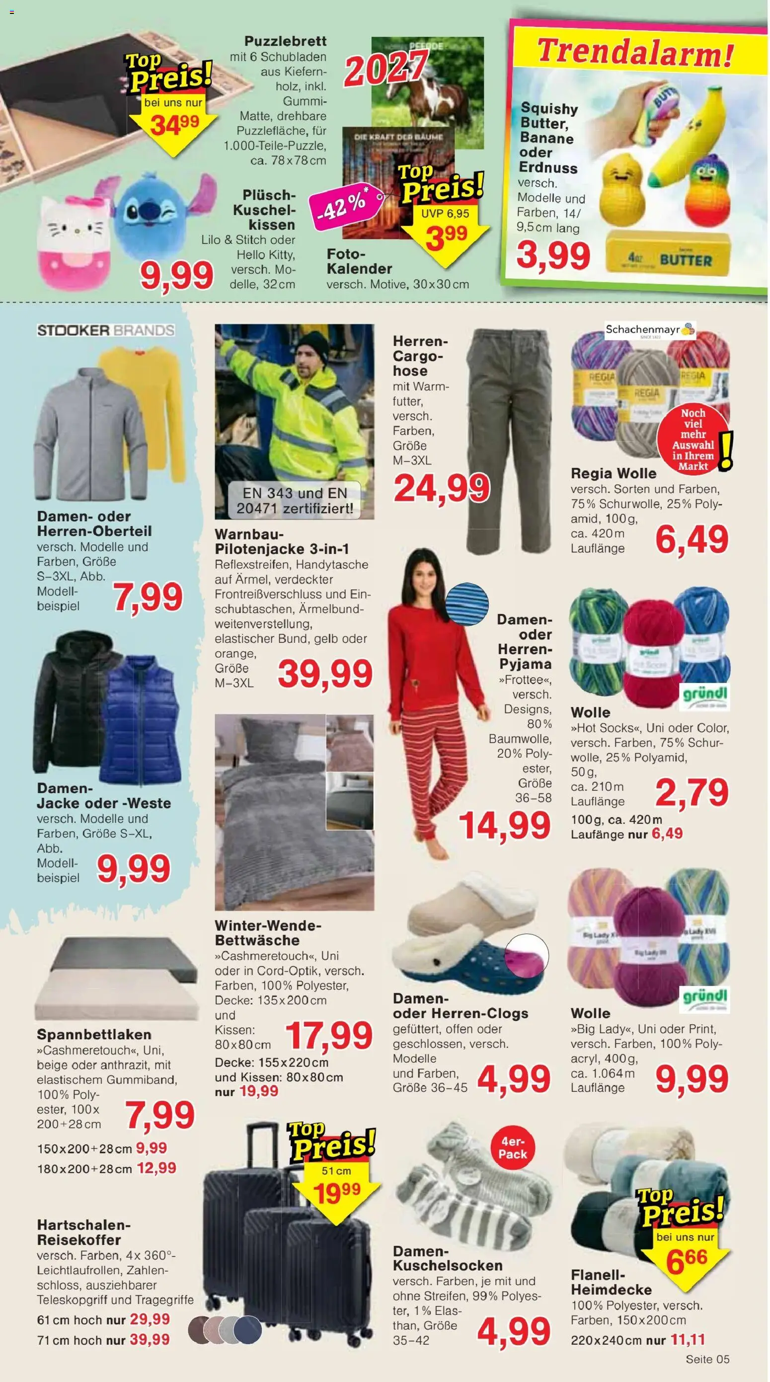 Jawoll Prospekt – gültig ab 21.09.2026 | Seite: 9 | Produkte: Kissen, Decke, Weste, Jacke