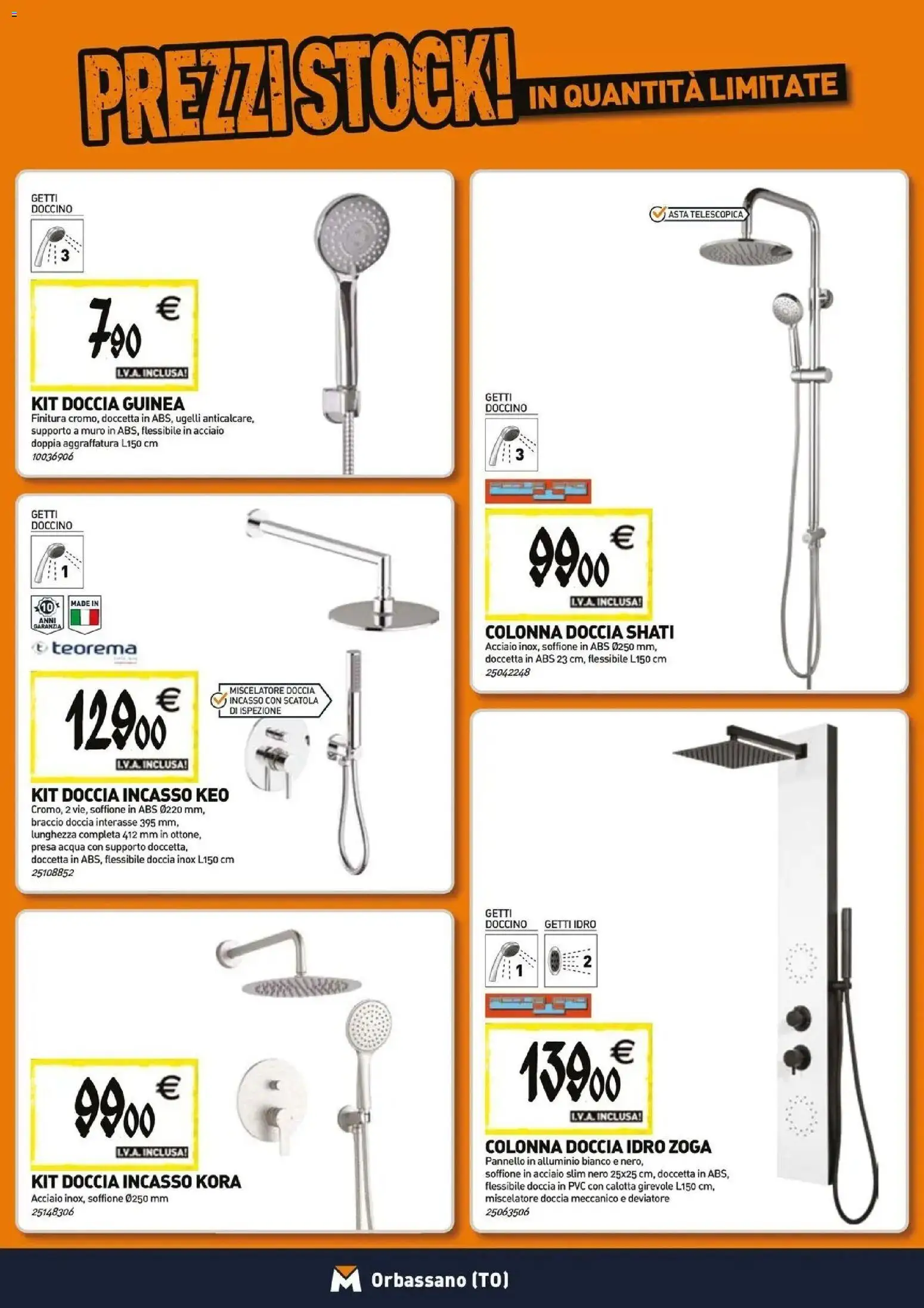 Volantino TECNOMAT del 29/10/2026 | Pagina: 3 | Prodotti: Acqua, Miscelatore, Presa, Scatola