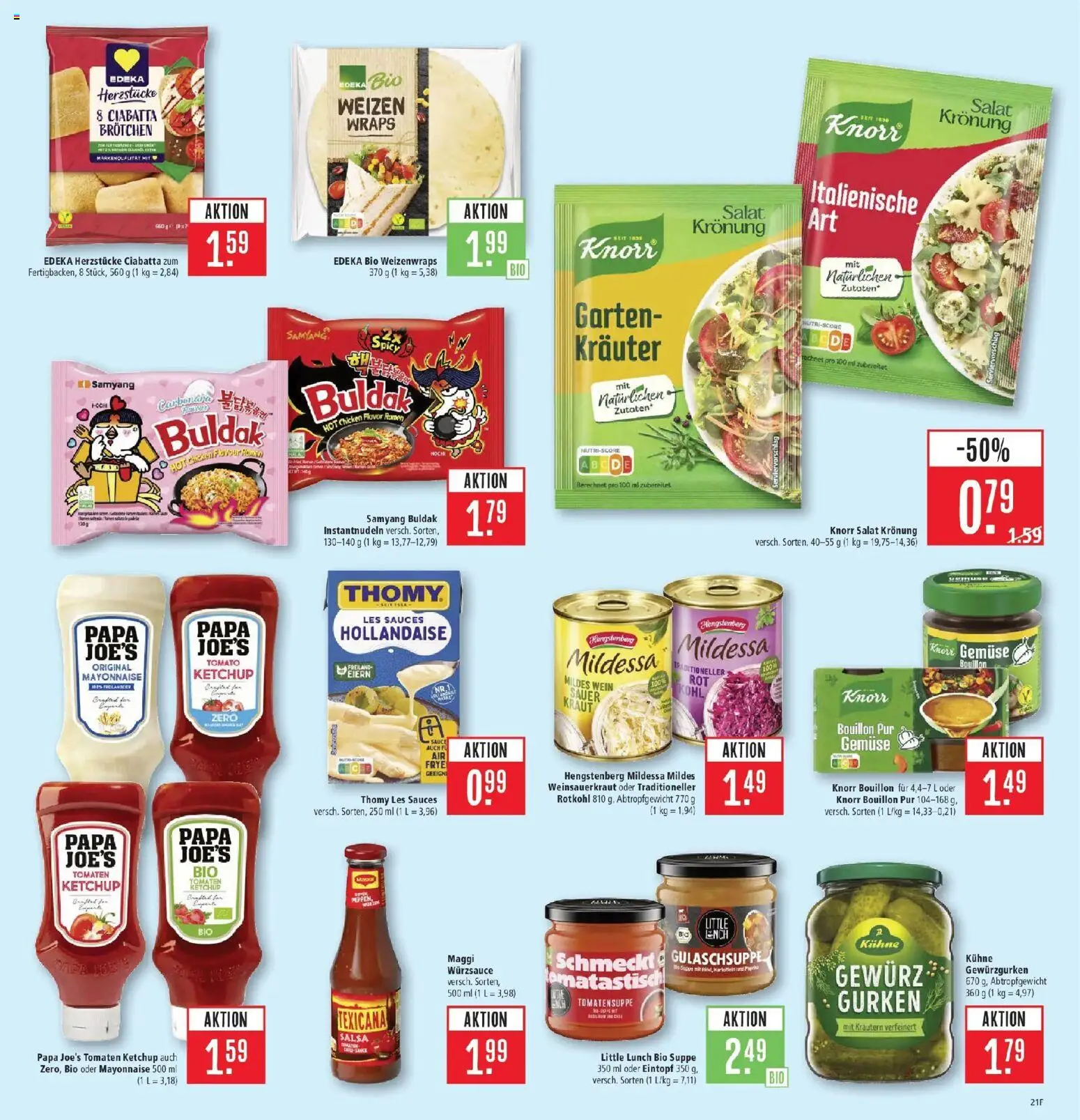 Marktkauf Prospekt Heidenheim (ab 05.10.2026) » Angebote online | Seite: 25 | Produkte: Thomy les sauces, Rotkohl, Knorr, Salat