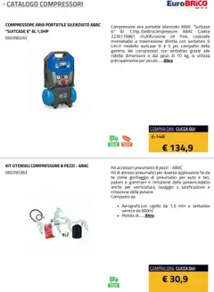 Anteprima del volantino Eurobrico Compressori catalogo valido a partire dal 23.07.2025 | Pagina: 10 | Prodotti: Tè, Compressore