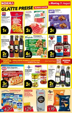 Norma Flugblatt ab 31.08.2026 gültig | Seite: 10 | Produkte: Himbeere, Käse, Kaffee, Salami