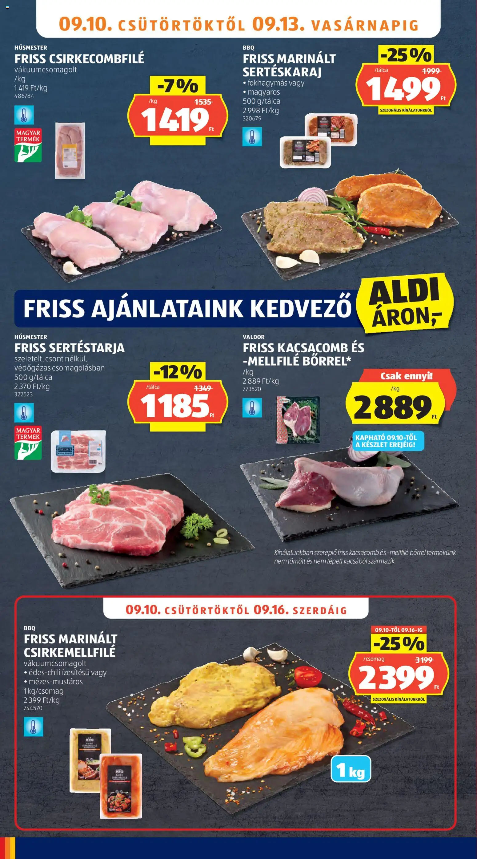 Aldi akciós ujság - amely érvényes a következő dátumtól: 2026.09.10. | Oldal: 10