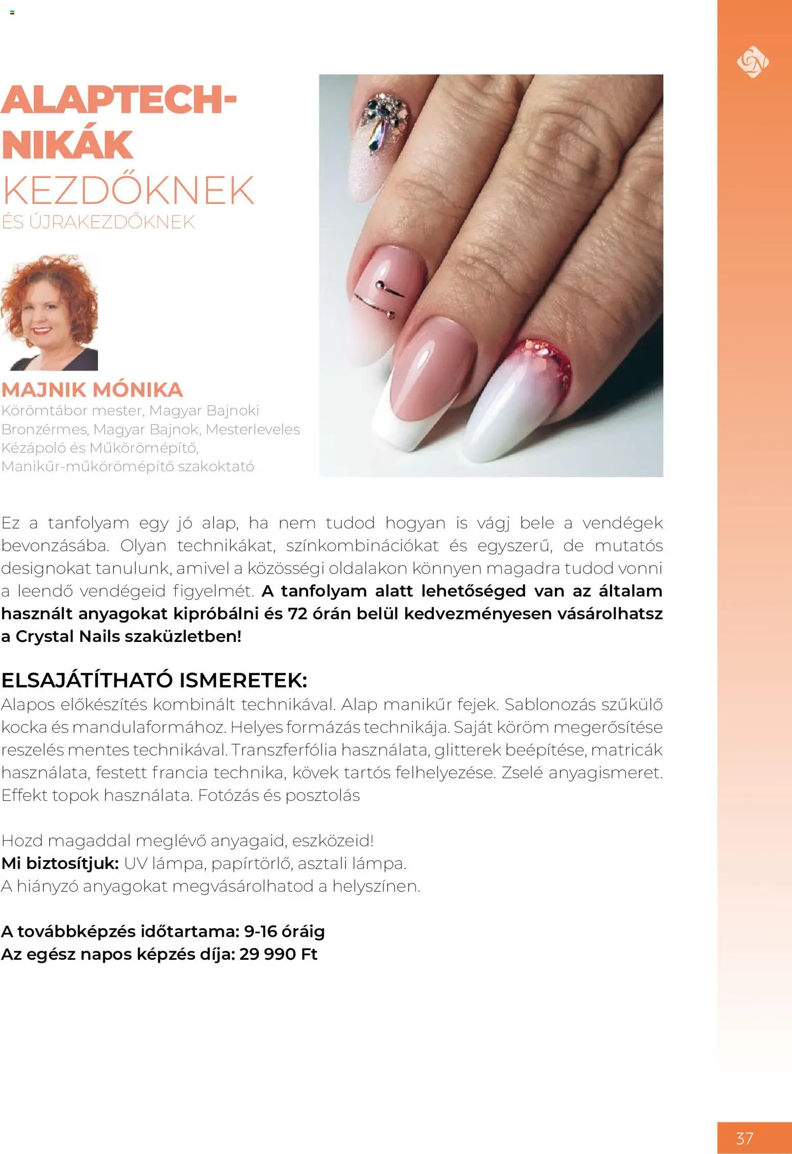 Crystal Nails akciós ujság - amely érvényes a következő dátumtól: 08.06.2026 | Oldal: 37