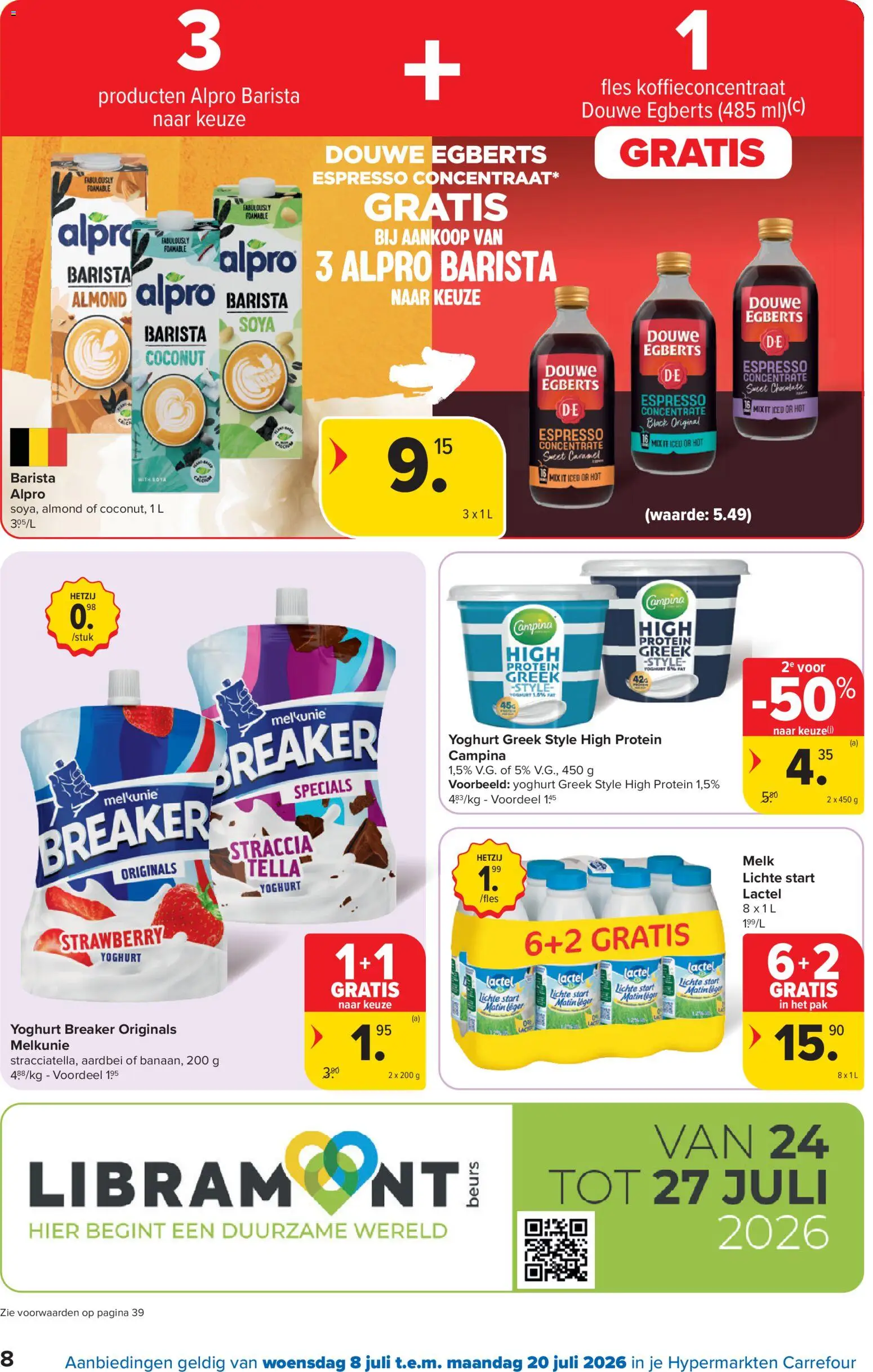 {H1} | Pagina: 8 | Producten: Fles, Aardbei, Melk, Yoghurt