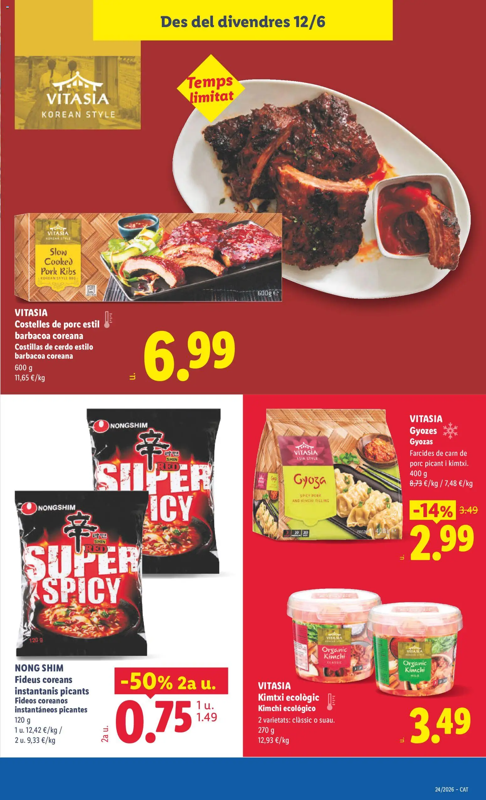Lidl folleto │ válido desde el 08.06.2026 | Página: 33 | Productos: Cerdo, Fideos, Barbacoa