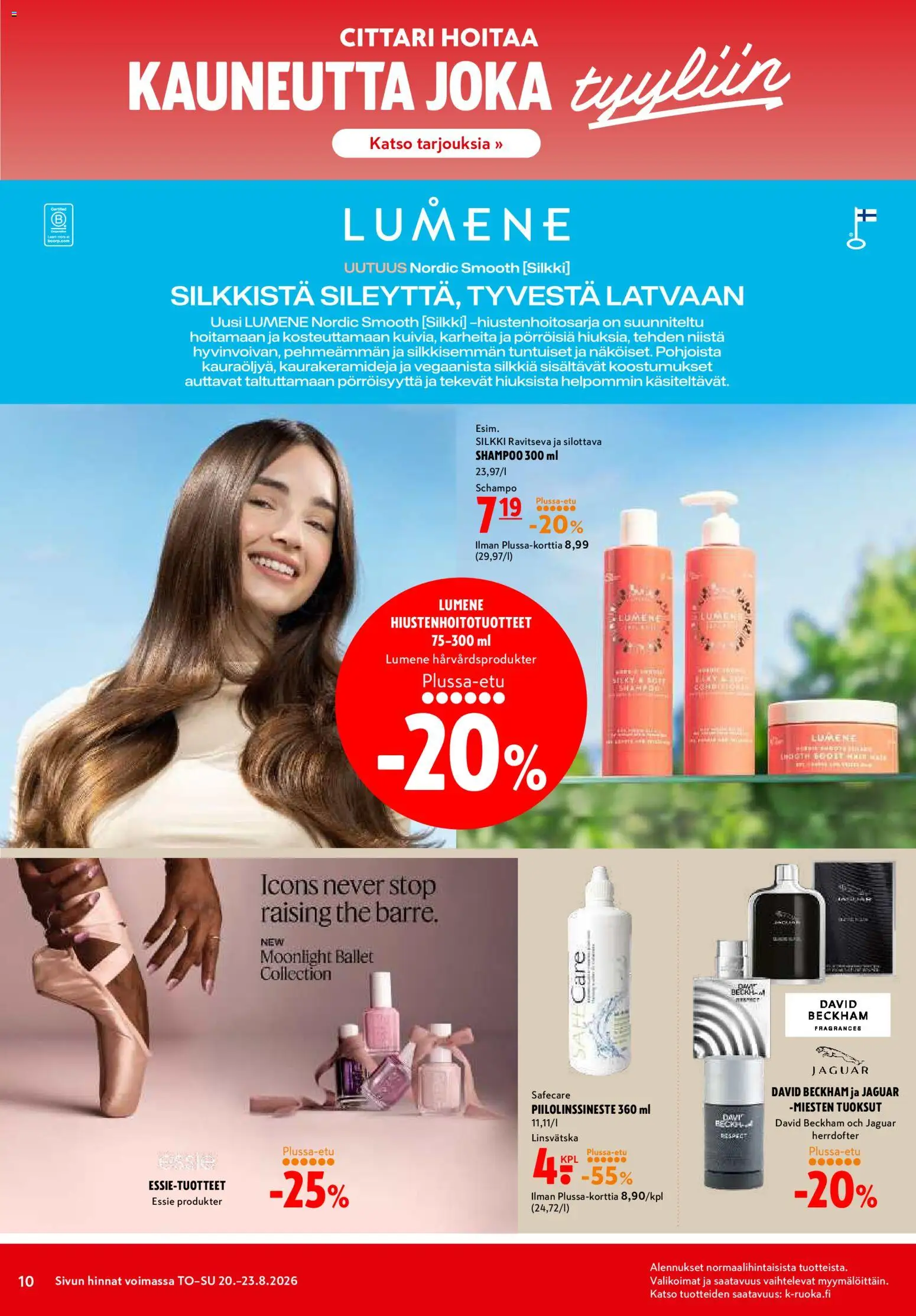 K-Citymarket tarjoukset – voimassa 20/08/2026 alkaen | Sivu: 10 | Tuotteet: Shampoo